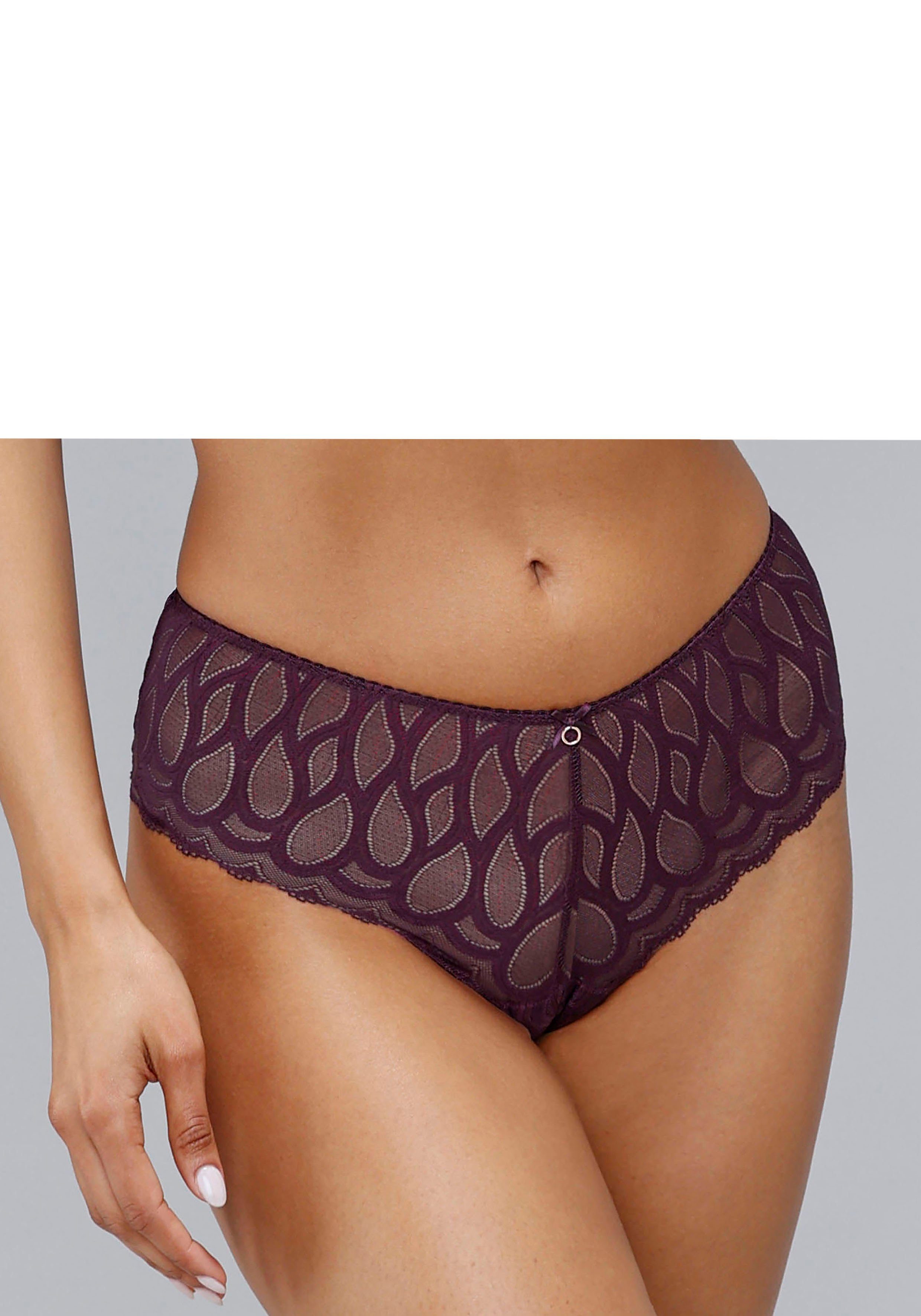 LASCANA Panty Evita aus leicht transparenter Spitze