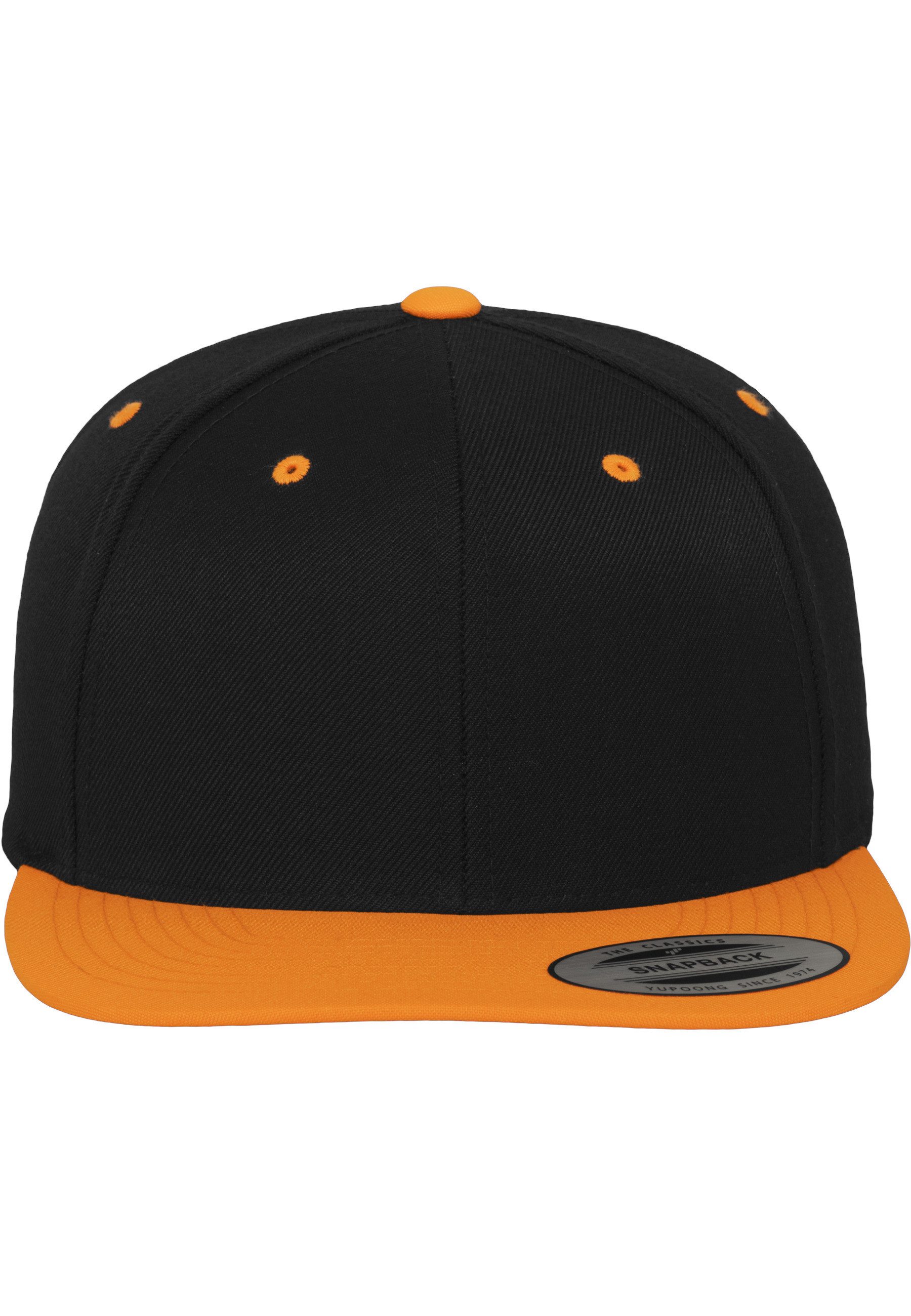 black / neon orange