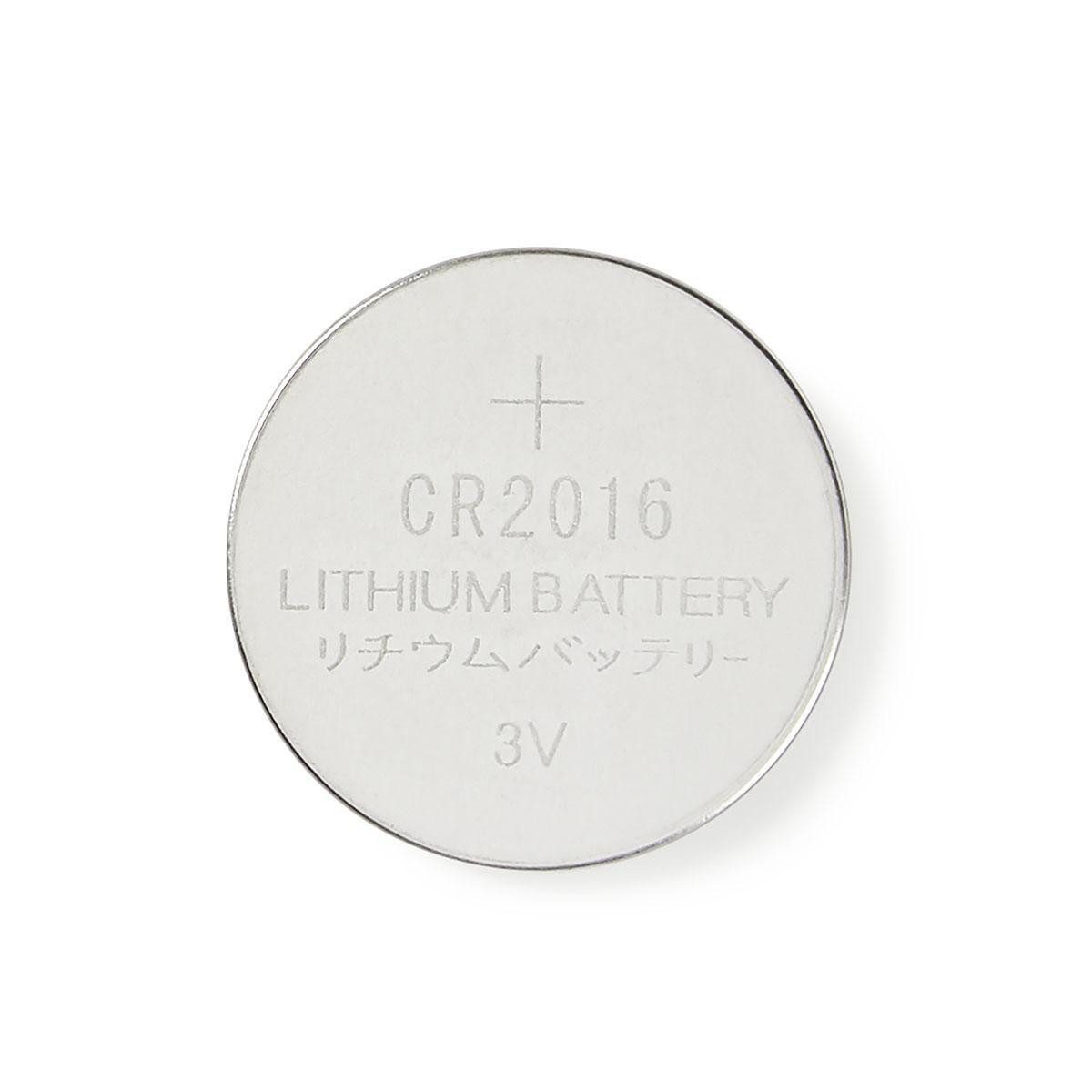 Nedis BALCR20165BL Batterie, (5 St), Lithium, langlebig, flexible Nutzung für Fernbedienungen, Uhren