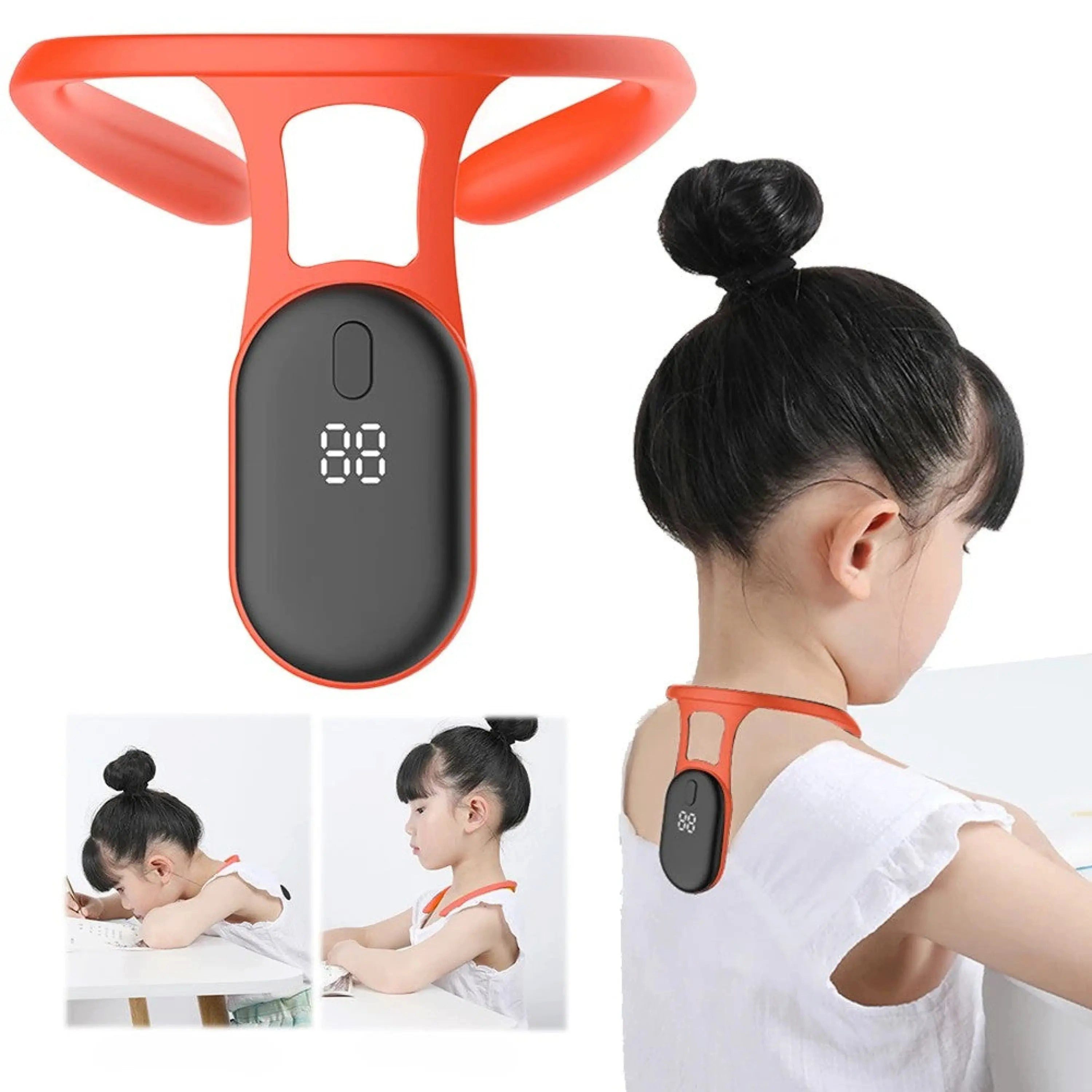 Sport-Knight® Rückentrainer Haltungstrainer Silikon mit Vibrationswarnung & LCD-Display für Kinder