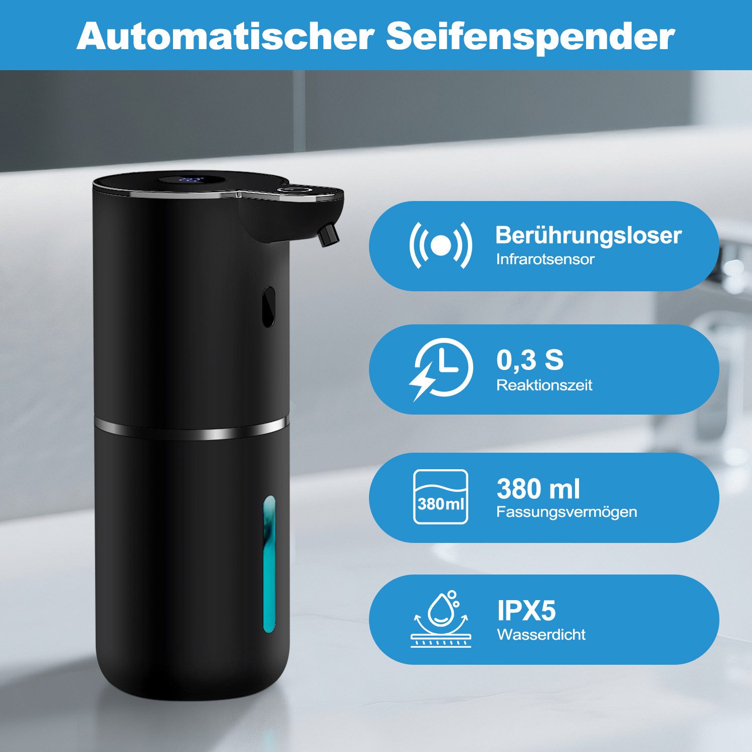 inkint Seifenspender Automatischer Seifenspender Elektrischer Seifenspender günstig online kaufen