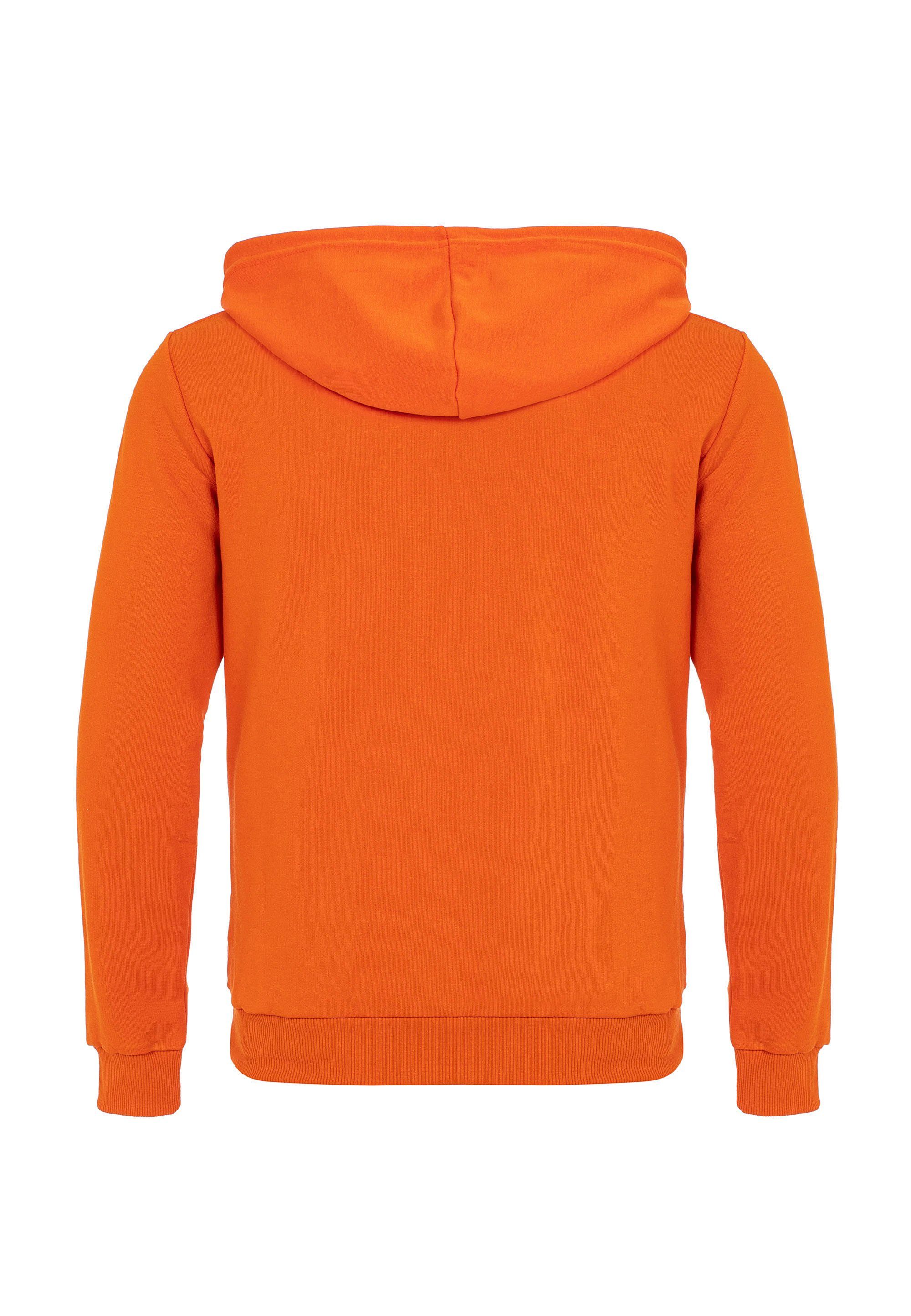 Kapuzensweatshirt RedBridge Red Set Hoodie Qualität Premium Orange Basic Premium Herren Bridge Jogginganzug Hose