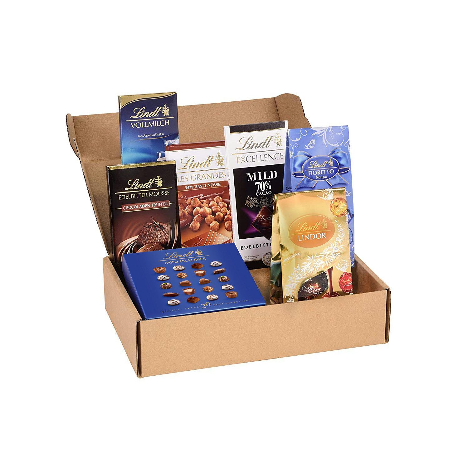 LINDT Schokolade LINDT Klassiker Set 852g Pralinés Lindor Fioretto Lindor