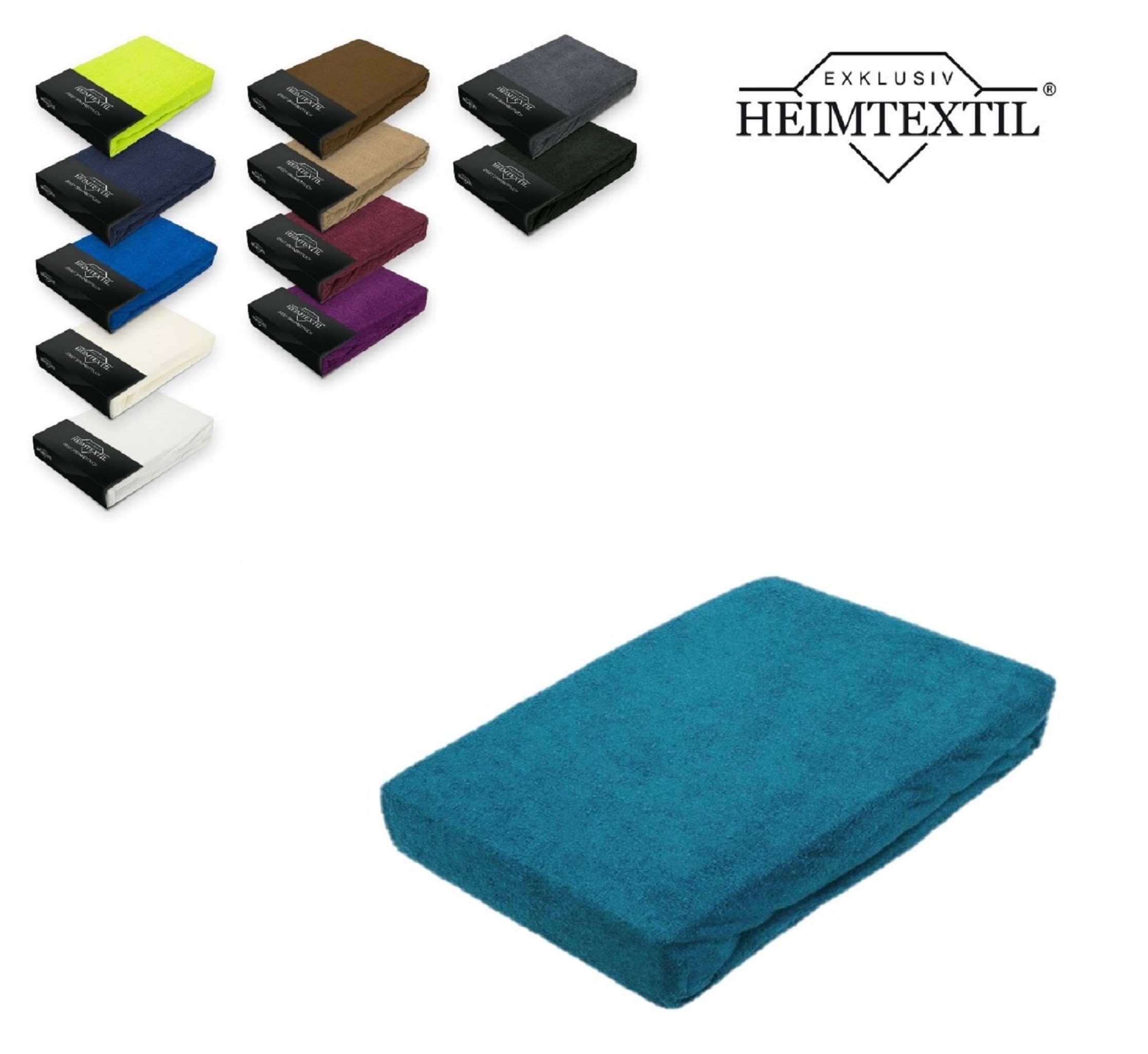 EXKLUSIV HEIMTEXTIL Spannbettlaken Frottee Spannbettlaken Premium Marke, Fr günstig online kaufen