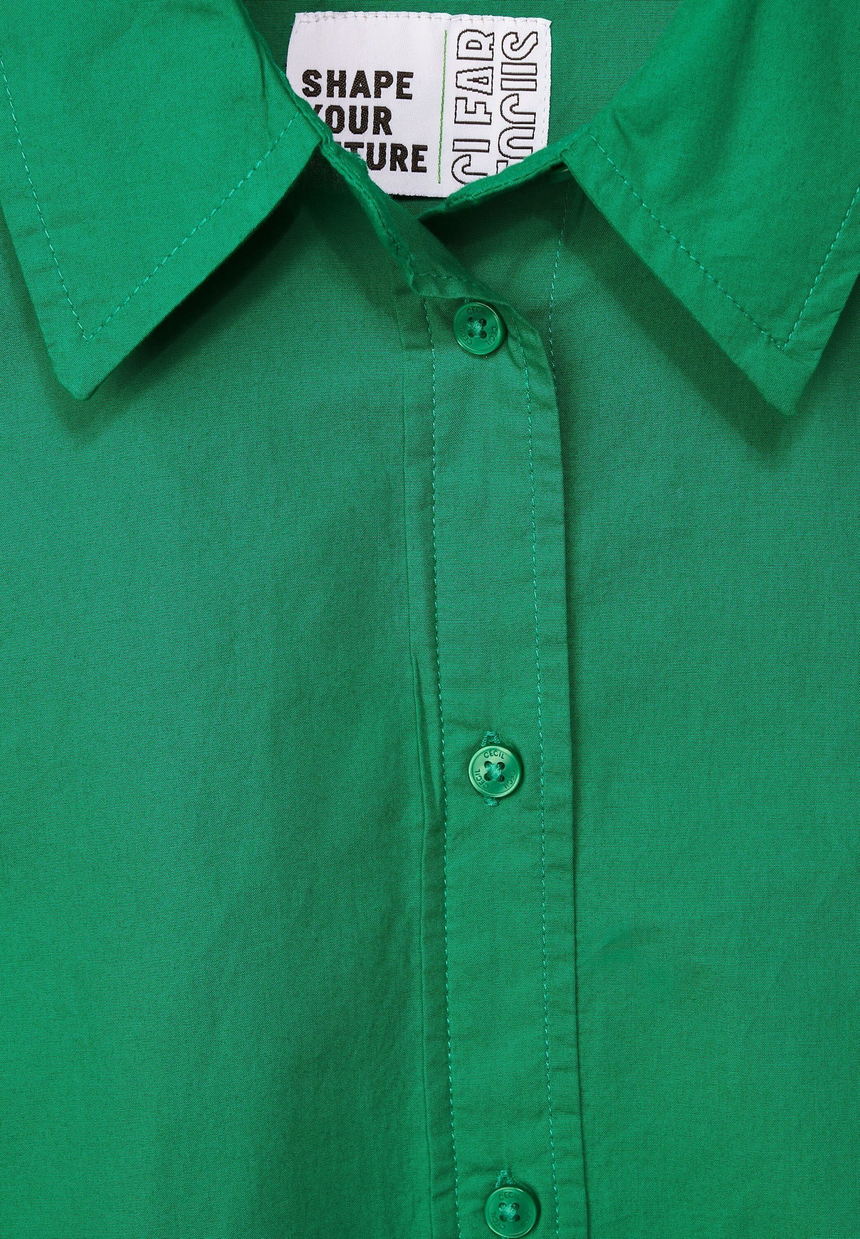 easy green Lange Bluse aus Baumwolle Klassische Cecil Bluse