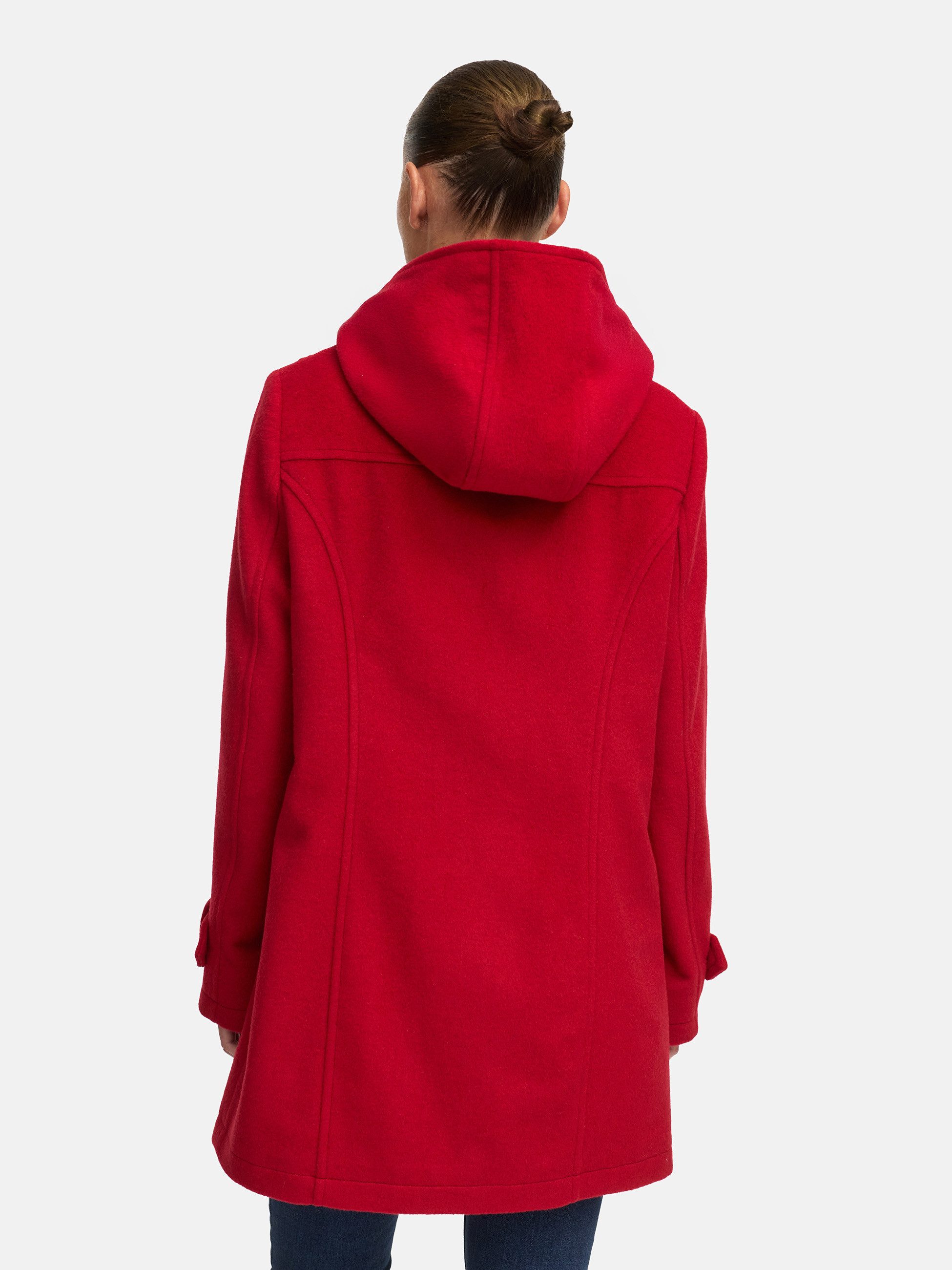 Manisa Dufflecoat mit abnehmbarer Kapuze und Knebelverschlüssen