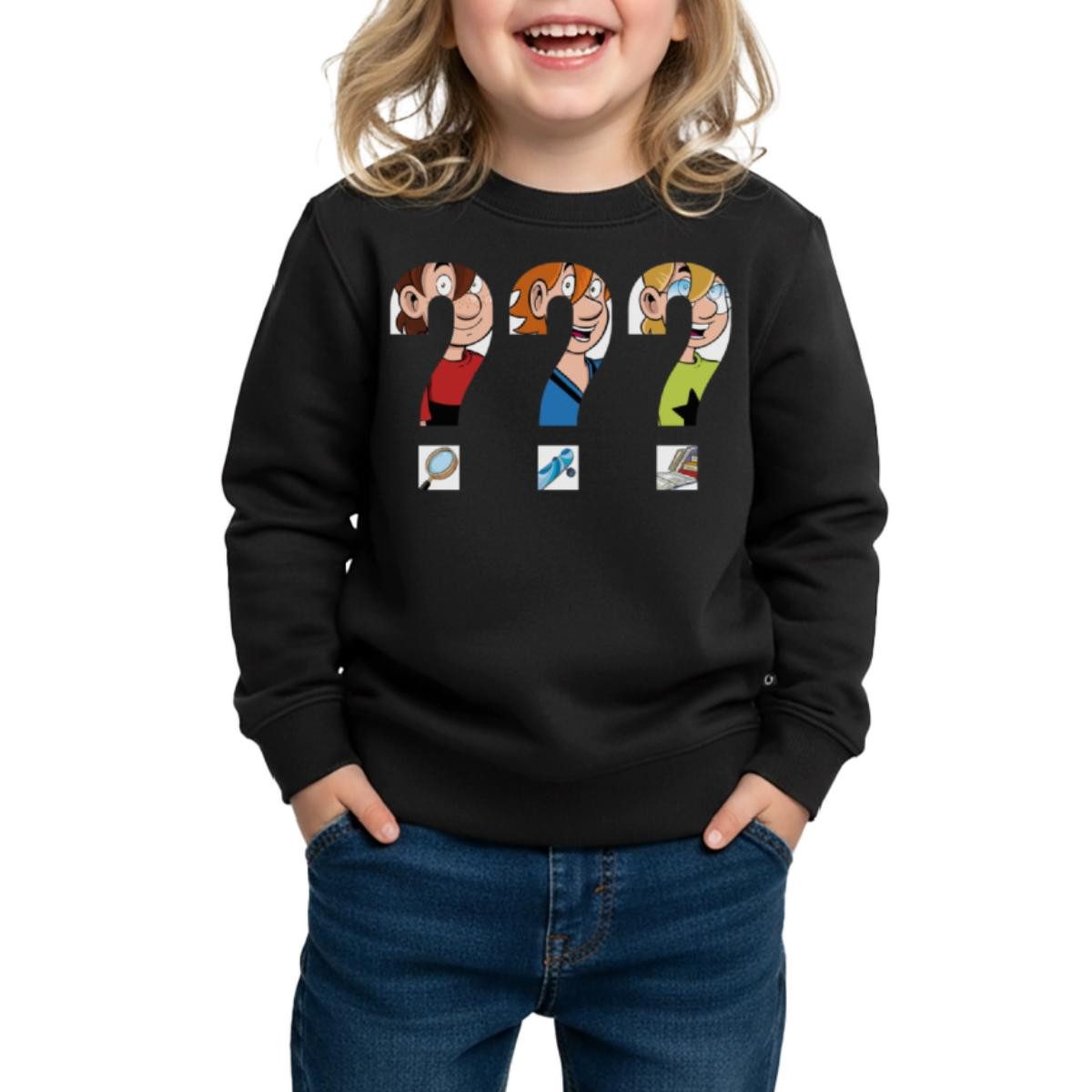 Sweatshirt Die Drei Fragezeichen Kids Silhouetten Kinder Premium Pullover