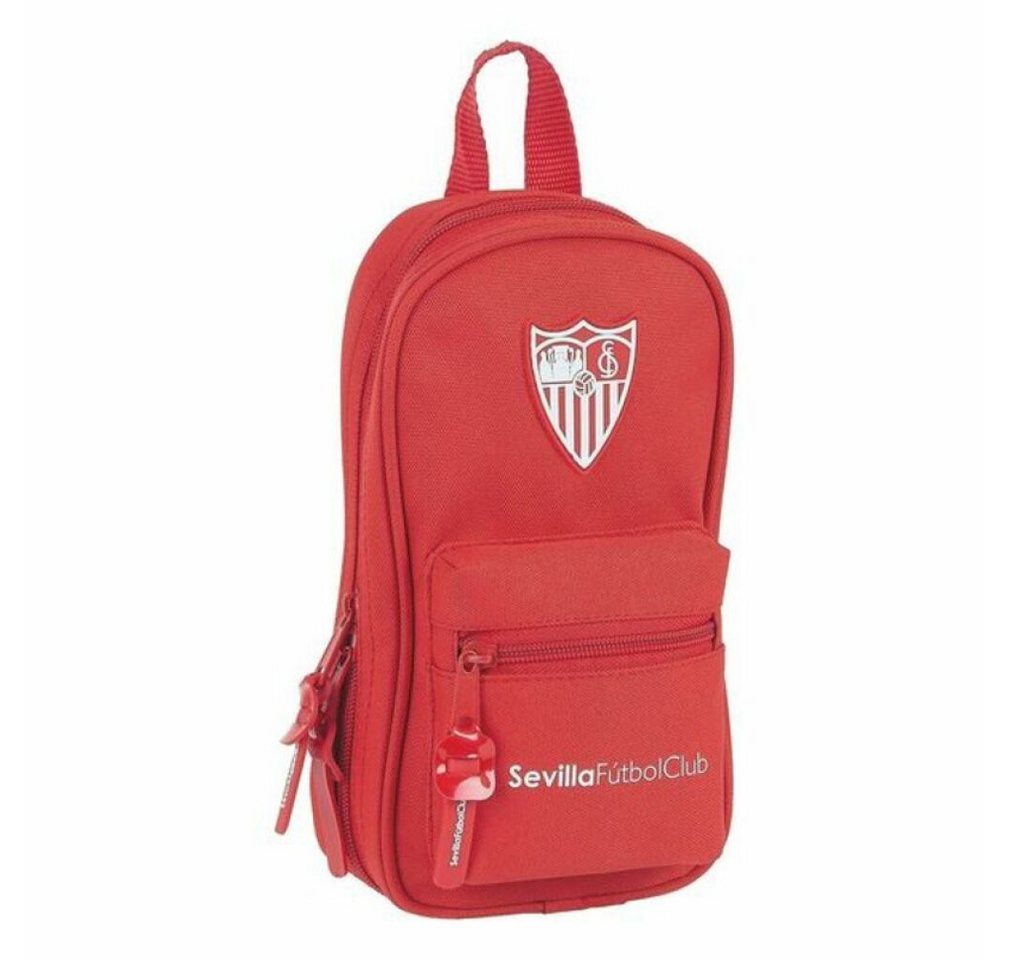 Thumbnail - safta Papierscheren Rucksack mit Federtaschen Sevilla Fútbol Club Rot (33 Stücke)