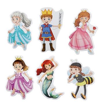 Toi-Toys Puzzle Puzzlespiel Märchen mit 6 Märchenfiguren, Puzzleteile