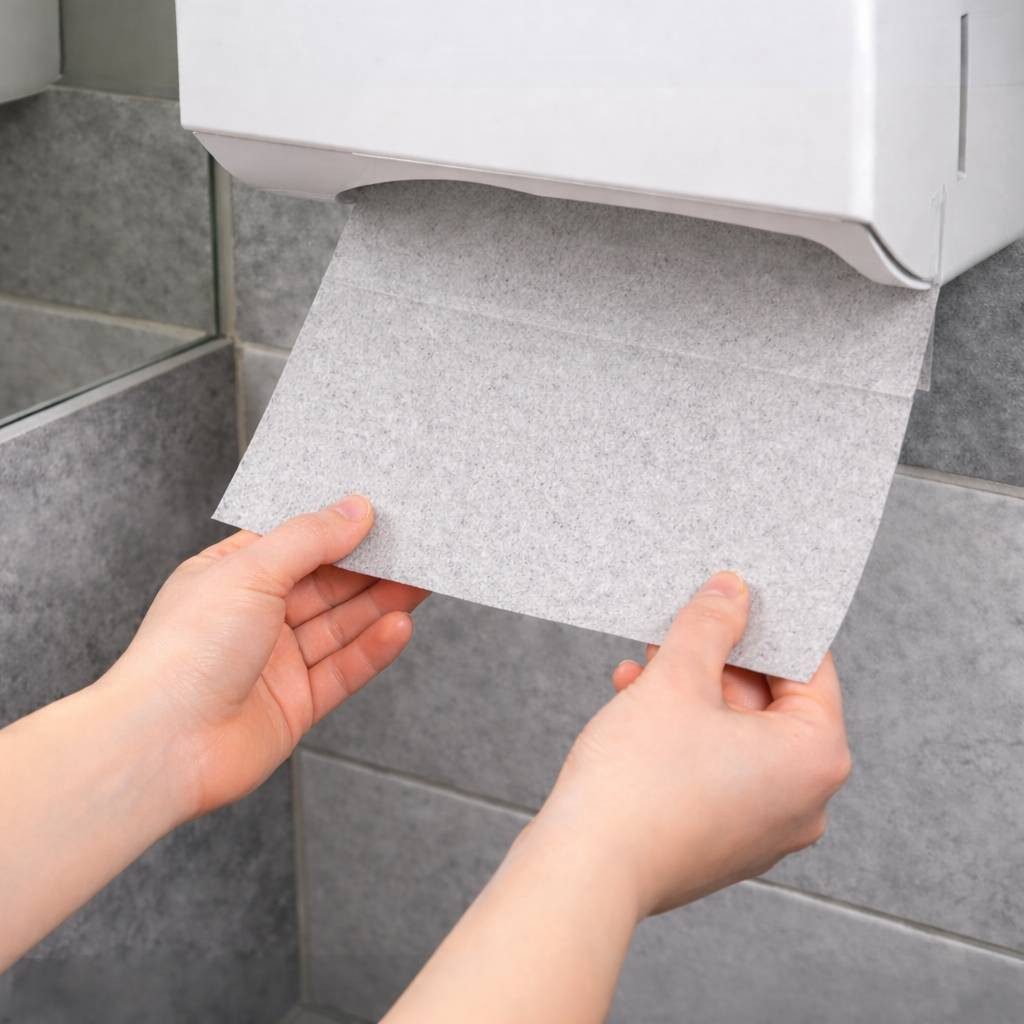 PACKEO Papierhandtuch Papierhandtücher VZZ-Falz 25×23 cm, 1-lagig recycelt - 5000 Blatt (5000-St)