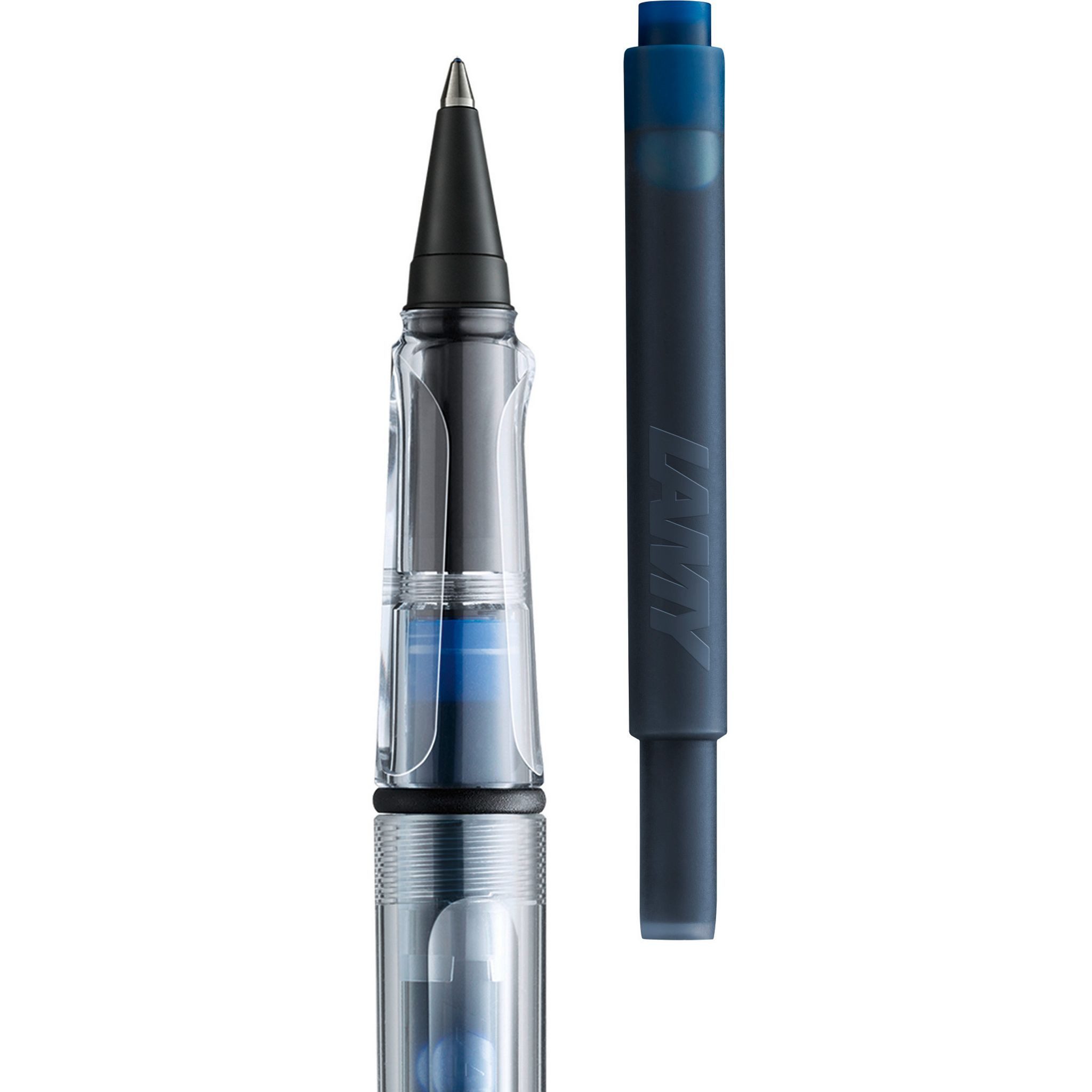 LAMY Tintenroller LAMY Tintenroller VISTA Transparent ROLL-INK Füller ergonomisch mit lö