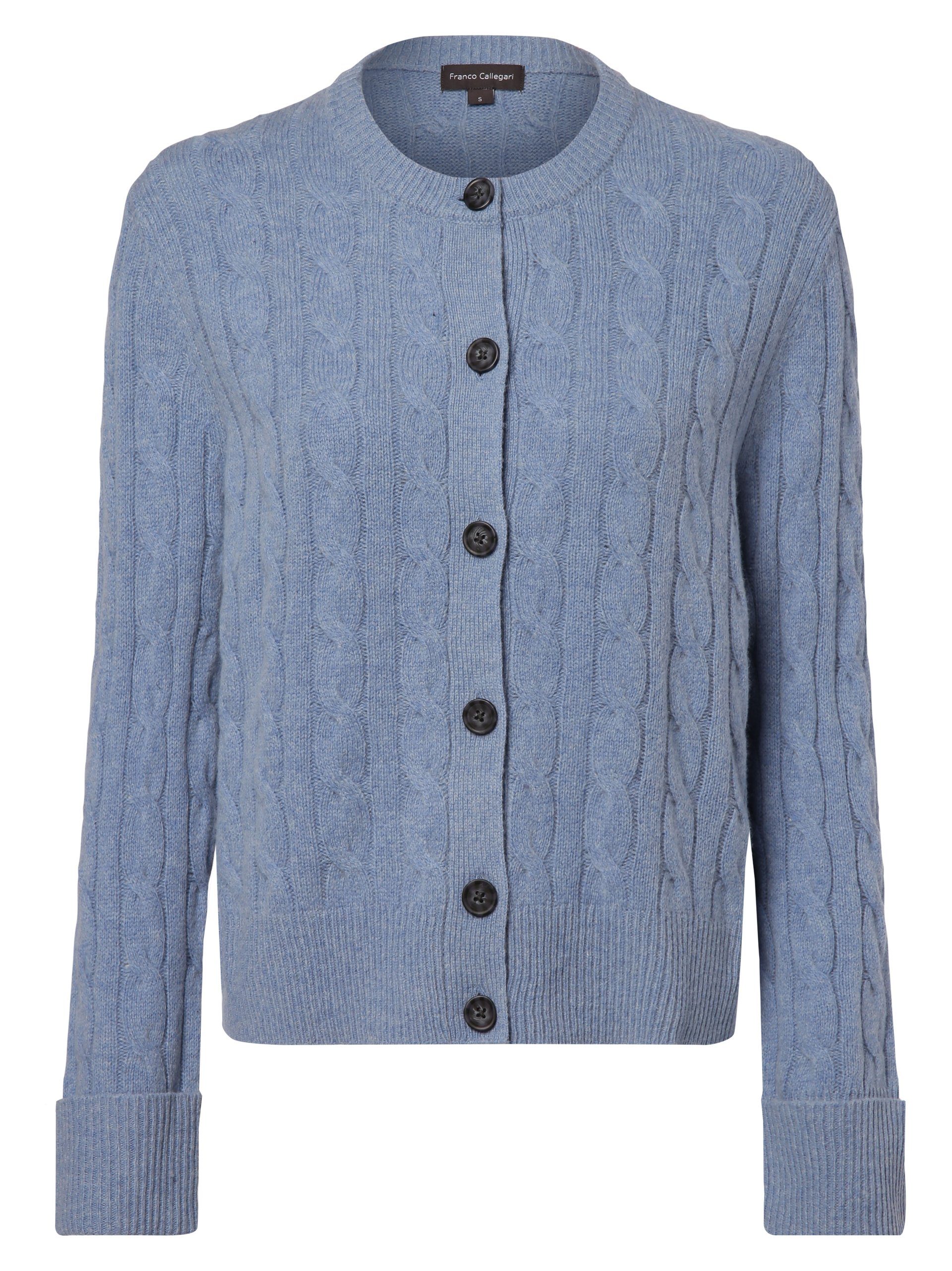 Franco Callegari Strickjacke hellblau