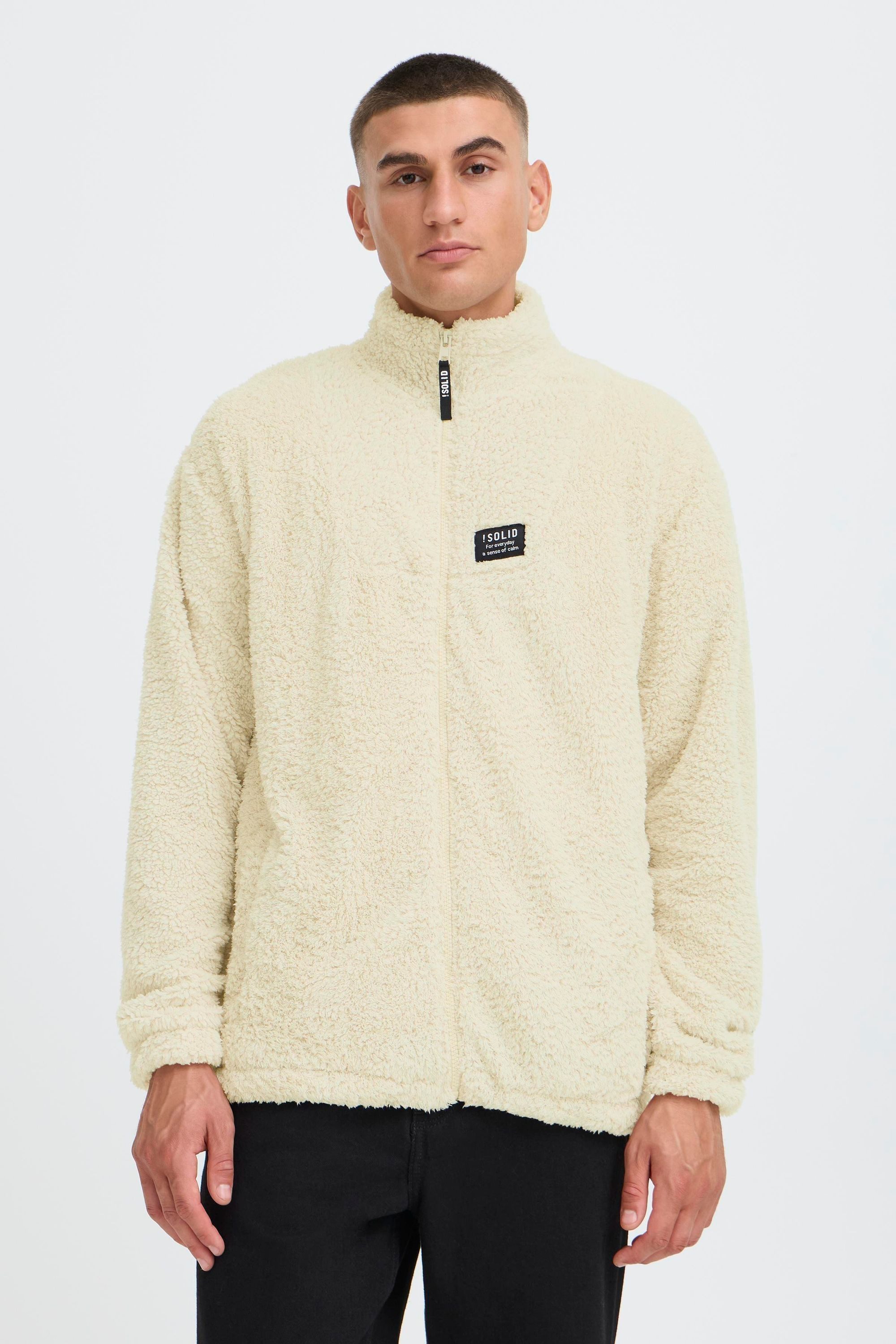 !Solid Trainingsjacke SDPET Modische Zip-Jacke mit Eingrifftaschen