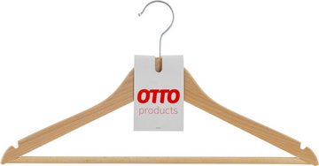 OTTO products Kleiderbügel Tedd, (Set, 10-tlg), nachhaltiger Kleiderbügel aus Buchenholz
