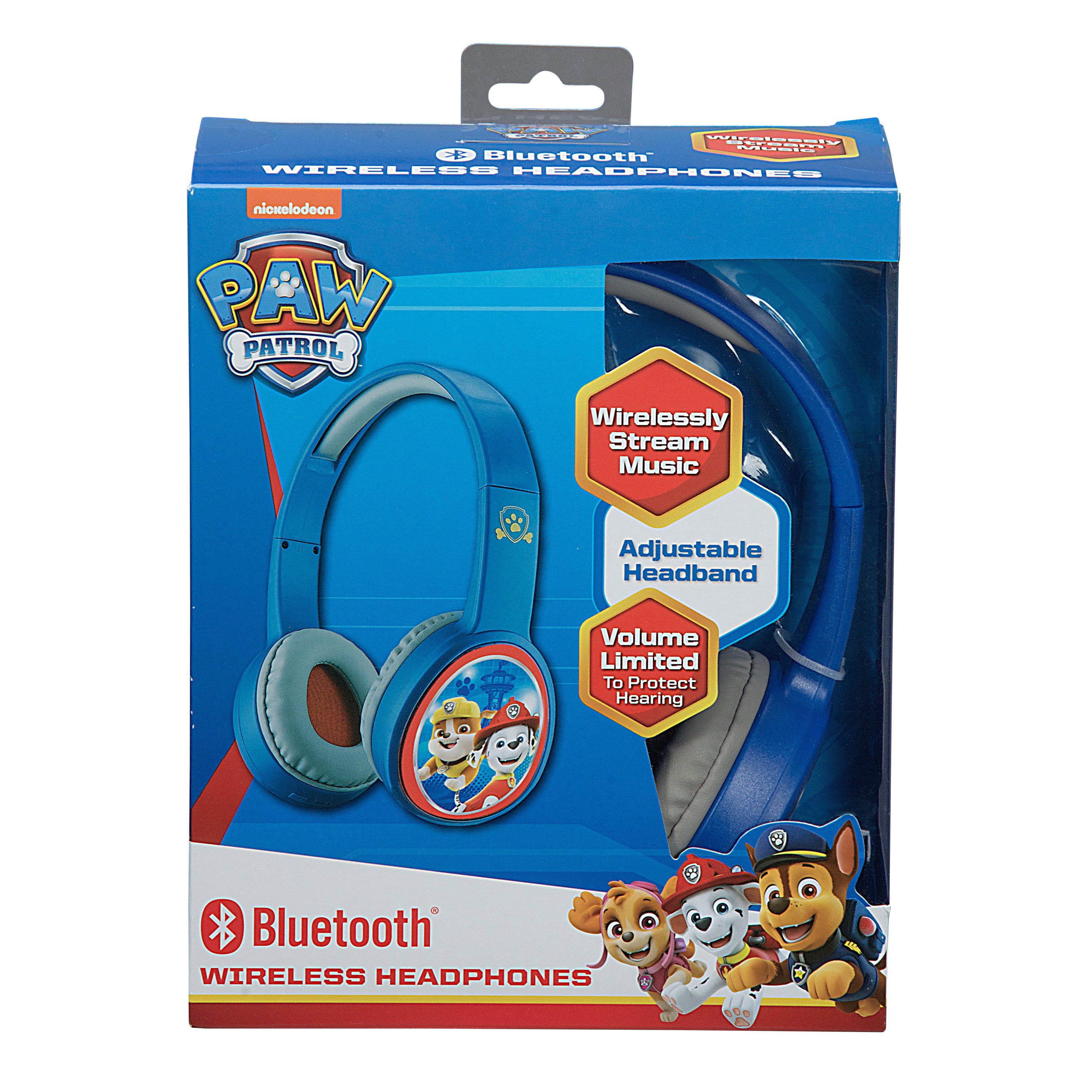 Bluetooth-Kopfhörer, eKids blau PW-B36VM, Bluetooth-Kopfhörer eKids Paw Patrol