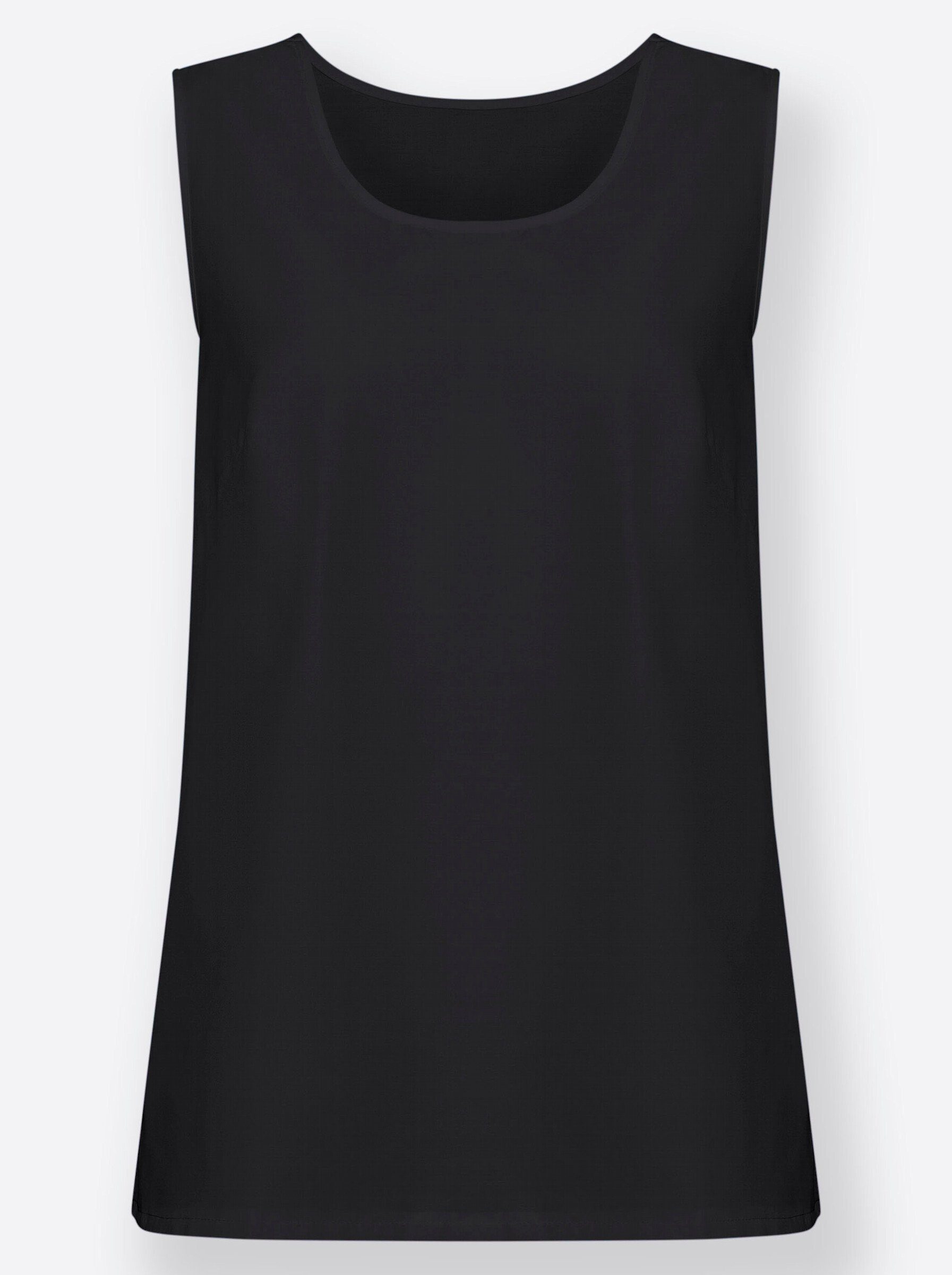 Sieh an! Blusentop Top Ärmellos