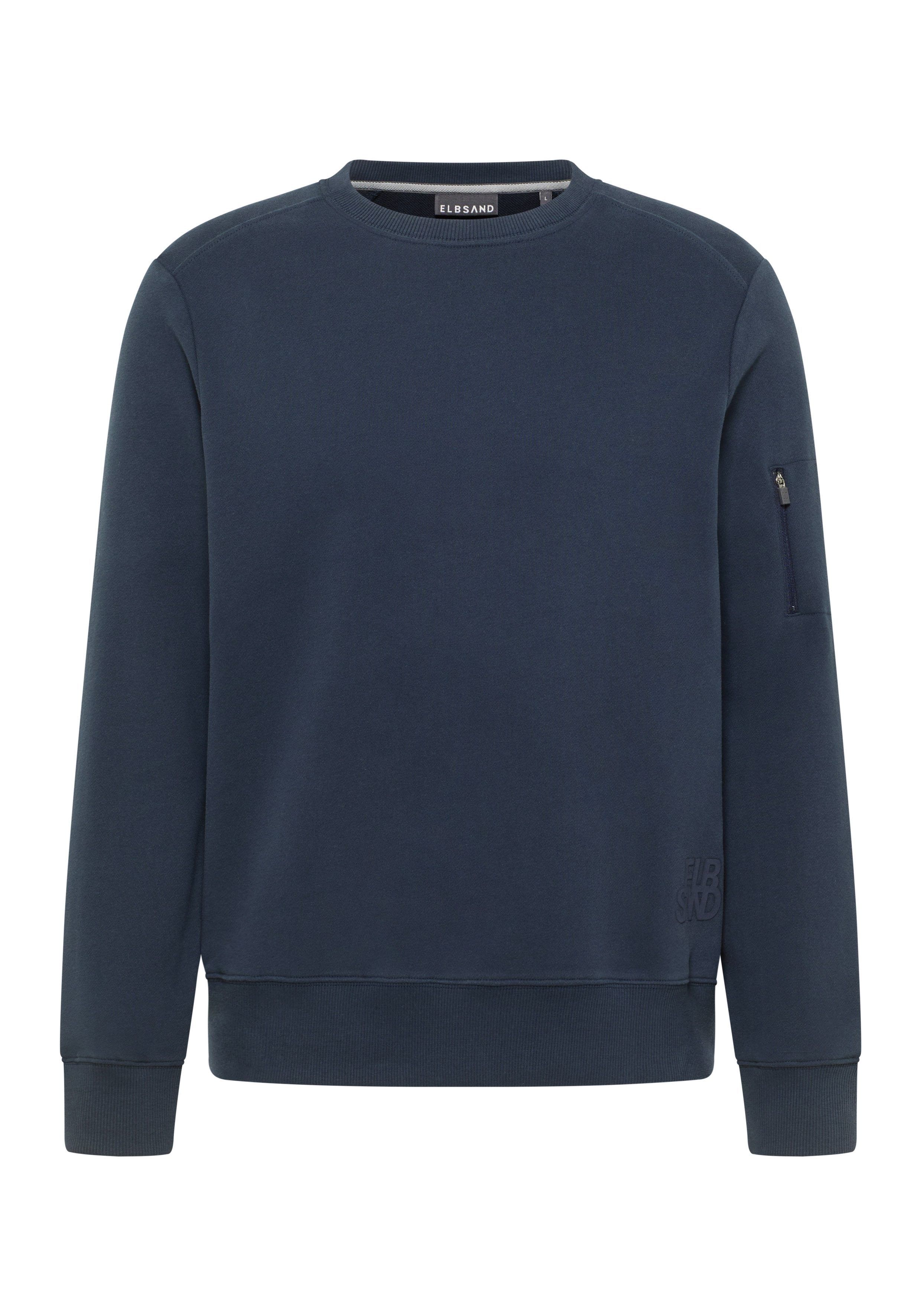 Elbsand Sweatshirt Elmo Herren Rundhalsausschnitt, locker geschnitten günstig online kaufen