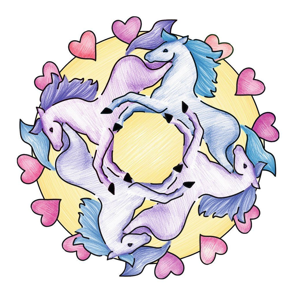 Ravensburger Mandala Ravensburger Creation Mandala Designer Mini Horses 29986