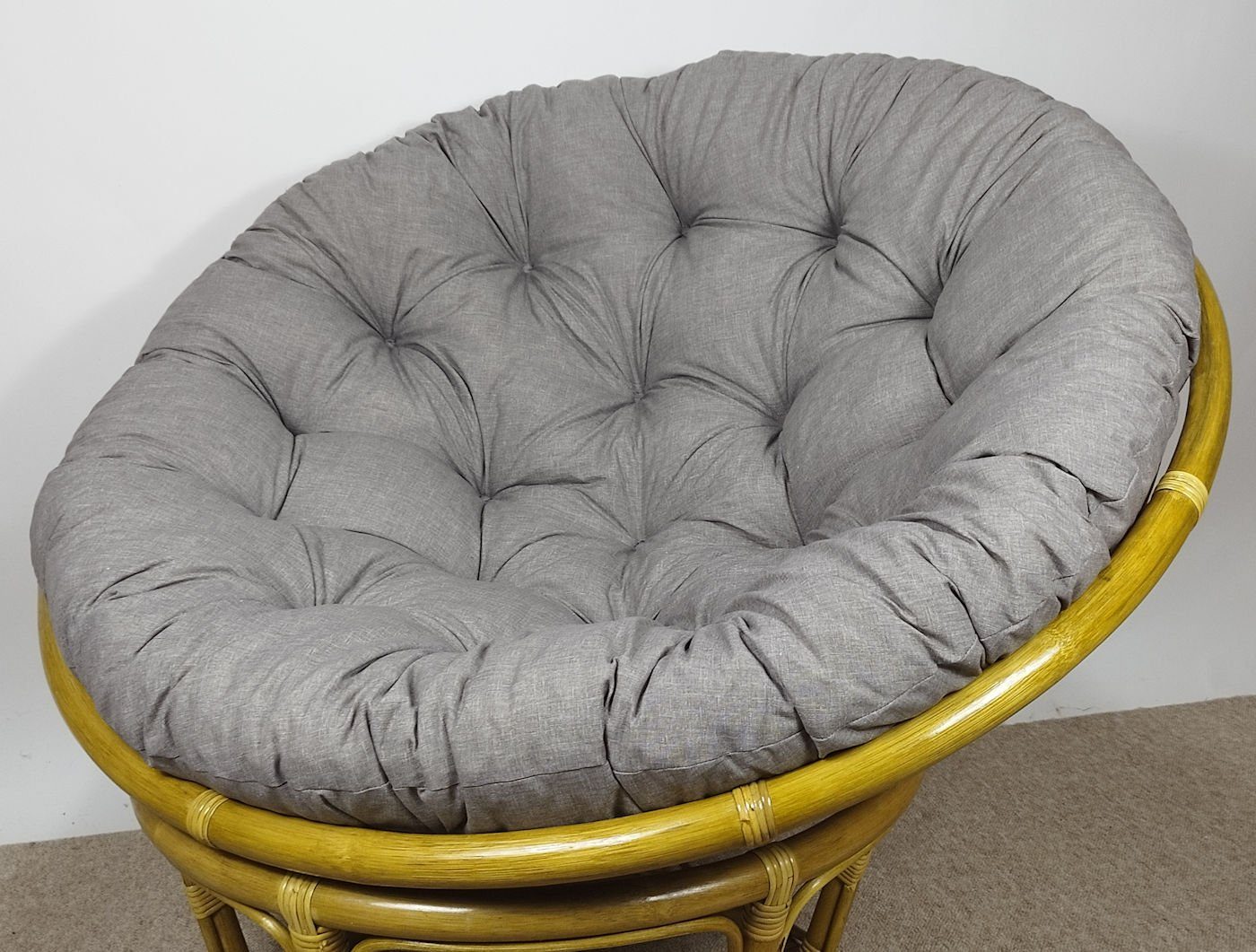 Rattani Sitzkissen Polster Kissen Auflage für Rattan Papasansessel Fb. dark günstig online kaufen