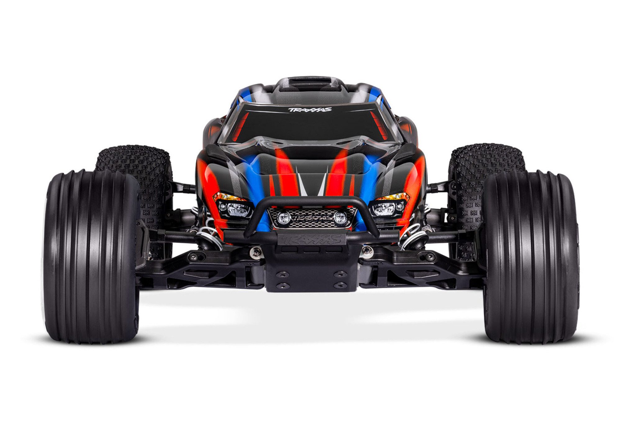 Traxxas RC-Buggy Traxxas Rustler RC Buggy Brushless 2S HD 1:10 2WD RTR Rot