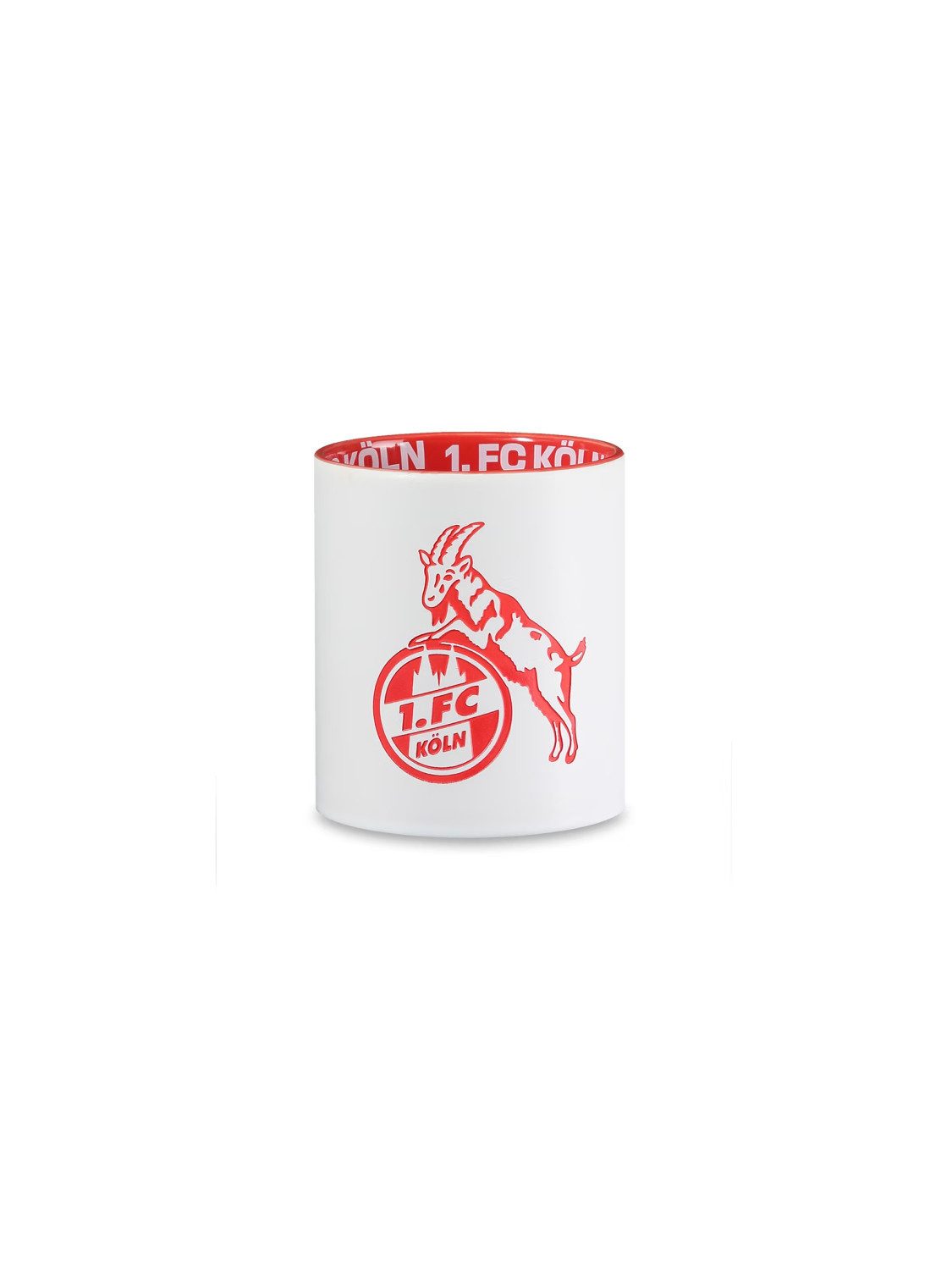 VertriebsArena GmbH Becher 1. FC Köln Tasse "Prägung" weiß, Keramik