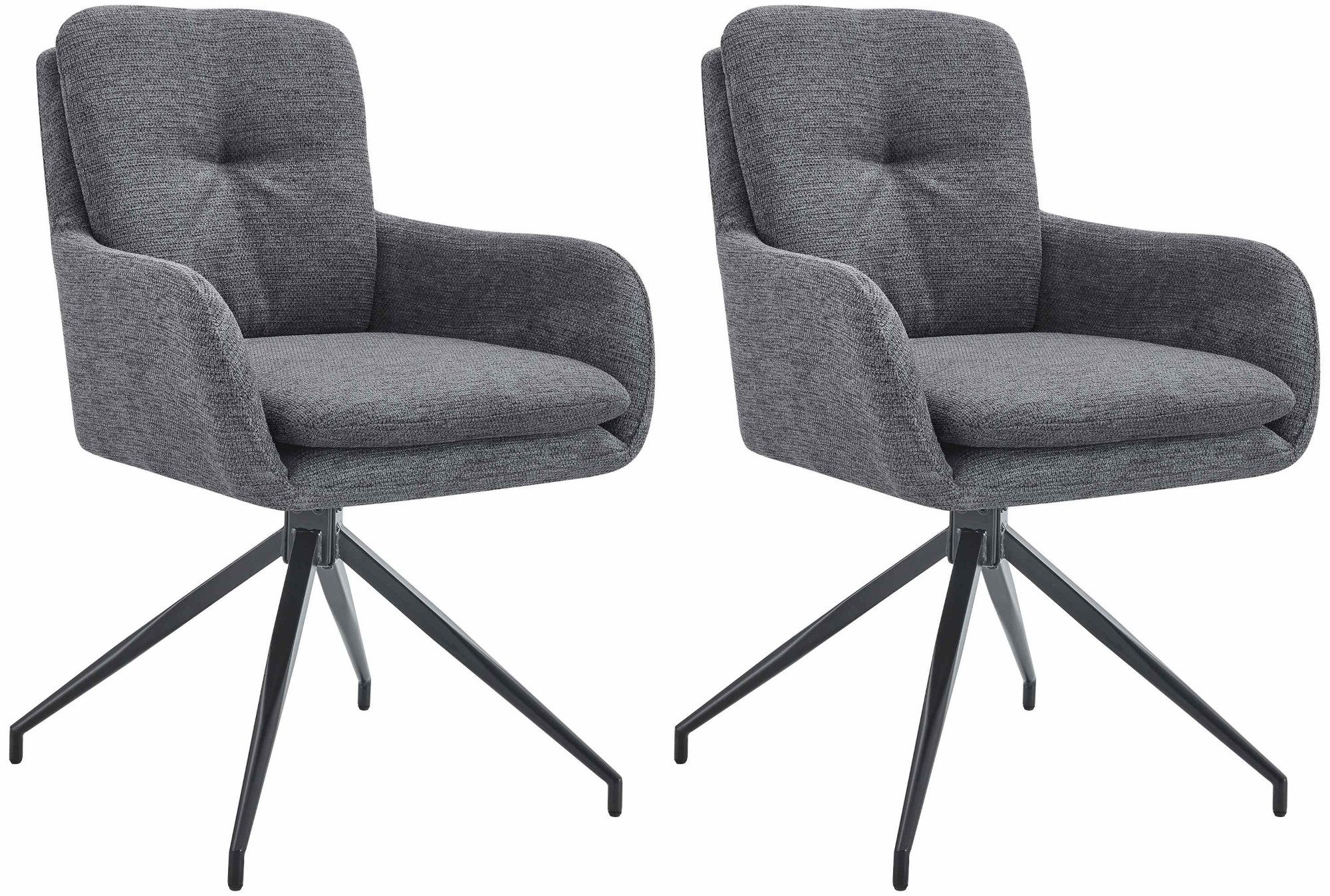 CLP Esszimmerstuhl Pickett (2er Set), Stoffbezug, günstig online kaufen