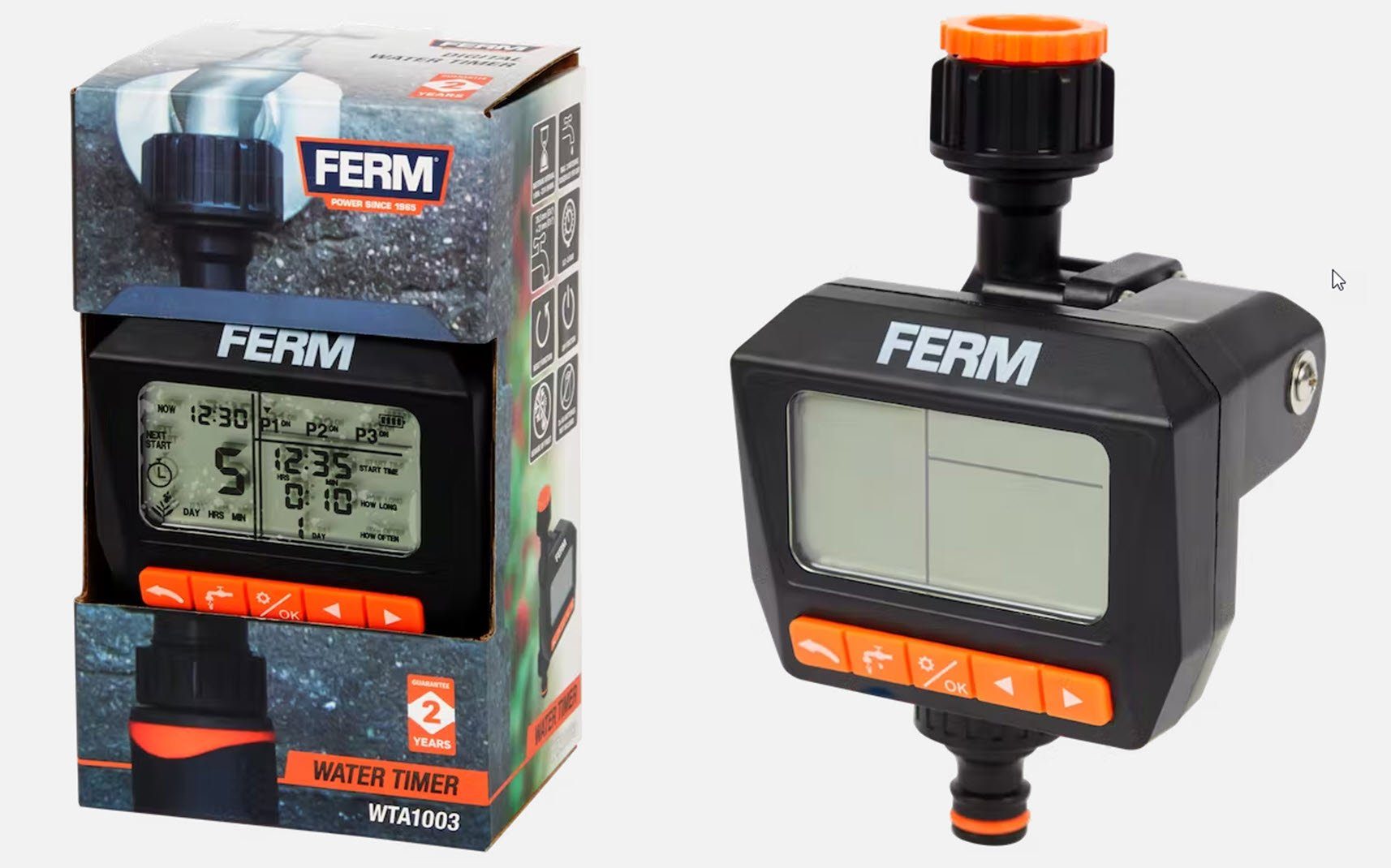 Ferm Насосиsuhr Digitaler Wasser-Timer Насосиstimer Насосиsuhr