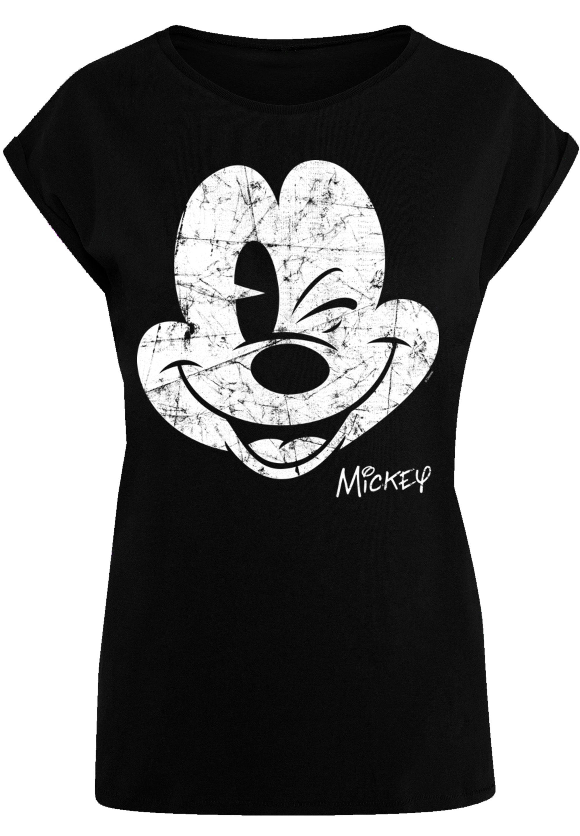 F4NT4STIC Maus Print T-Shirt Micky PLUS SIZE