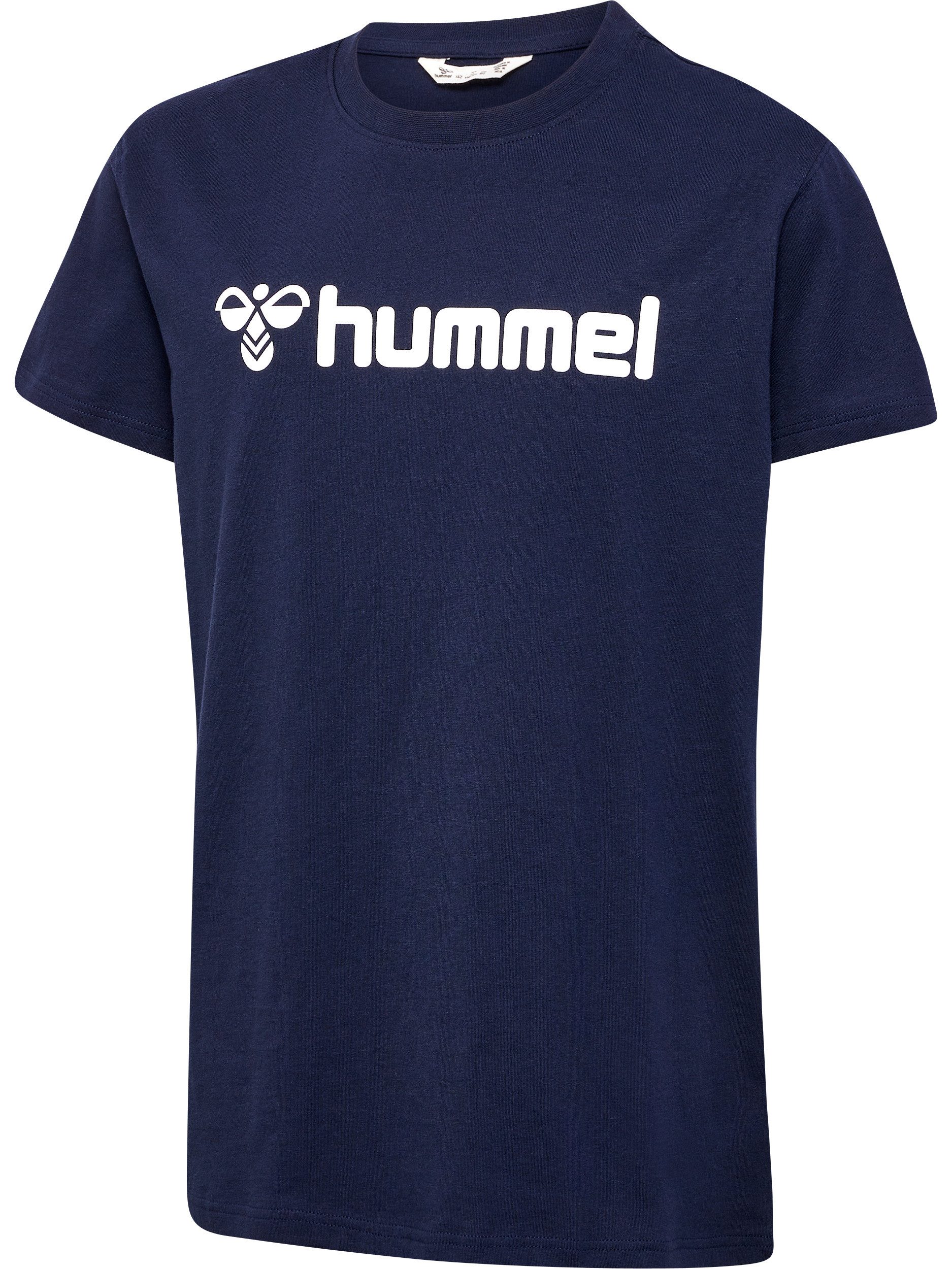 hummel T-Shirt HMLGO 2.0 LOGO T-SHIRT S/S KIDS für Kinder und Jugendliche, kurzärmlig, mit Rundhalsausschnitt