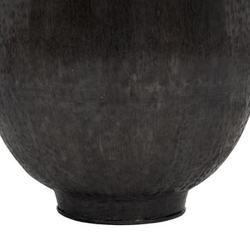 Bigbuy Dekovase Vase Schwarz 33 x 33 x 120 cm Aluminium