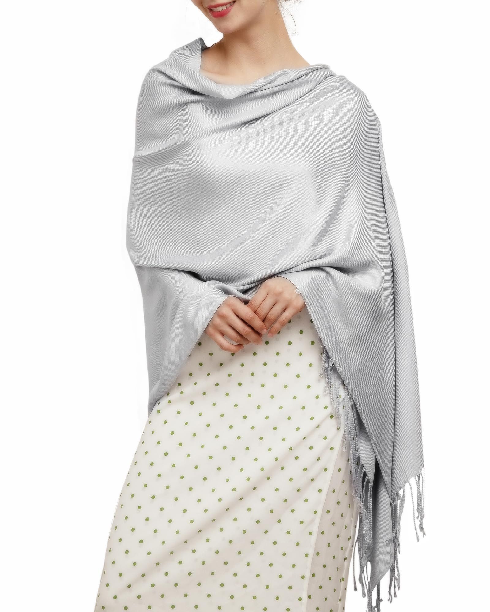 Cachito Modeschal Damen Schultertuch Abendkleid festlich Schal, mit quasten/fransen, Tücher für abendkleid Stola Scarf Winterschal