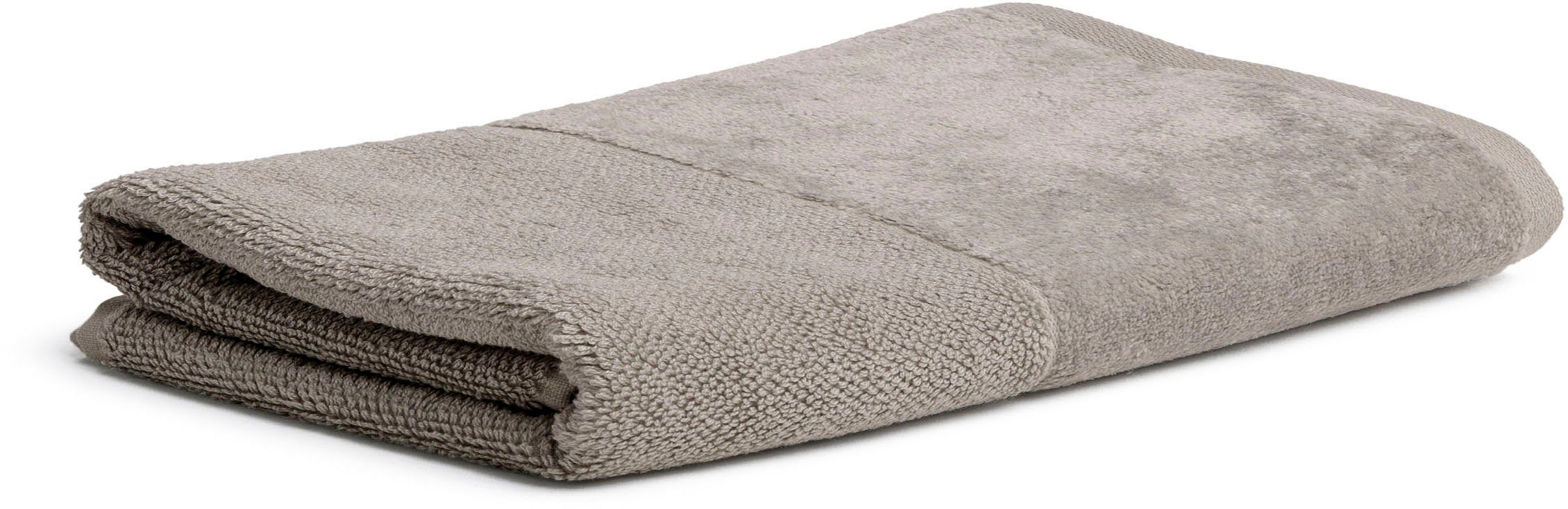 Möve Duschtuch MÖVE Bamboo Luxe, Frottier (1-St), mit seidig glänzenden Bordüren