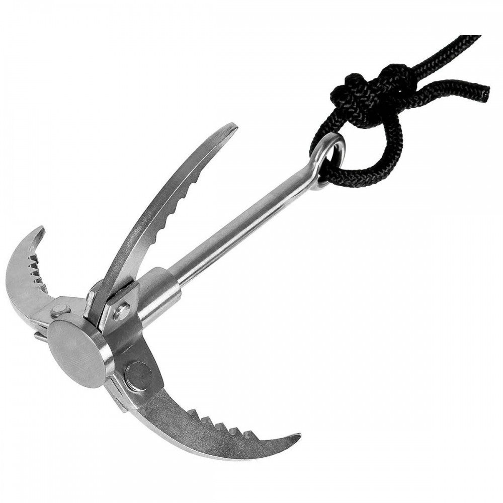 MFH Bodenanker MFH Wurfanker klappbar aus Metall für Outdoor, 3 gezackte Krallen, drehverschluss arretierbar