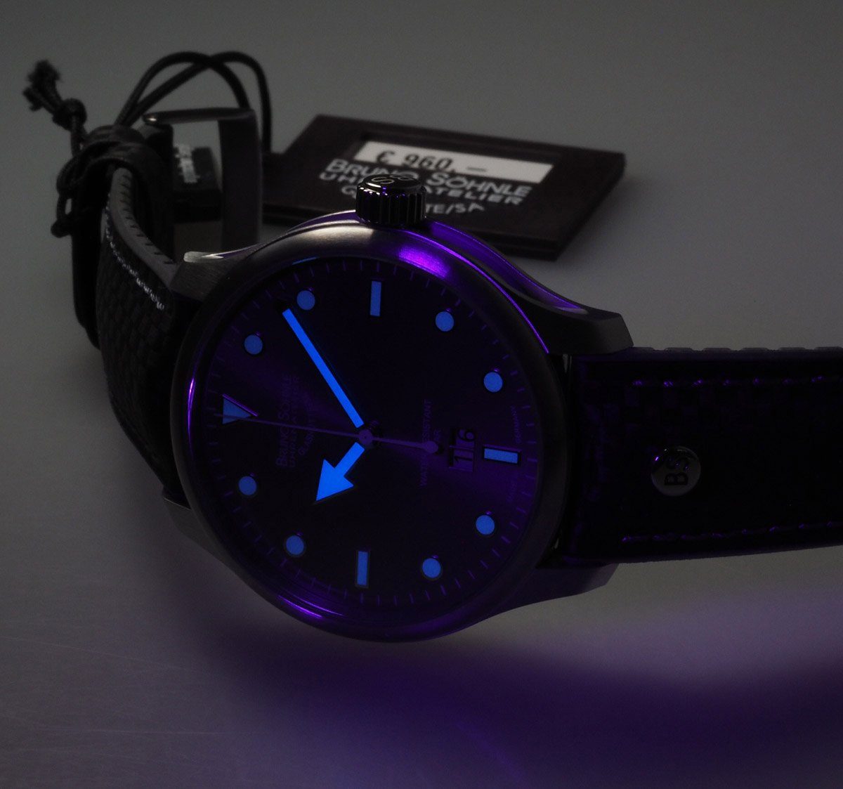 BRUNO SÖHNLE Quarzuhr Herren Uhr 17-83222-861 Triest Sport Saphirglas Glasboden Neu