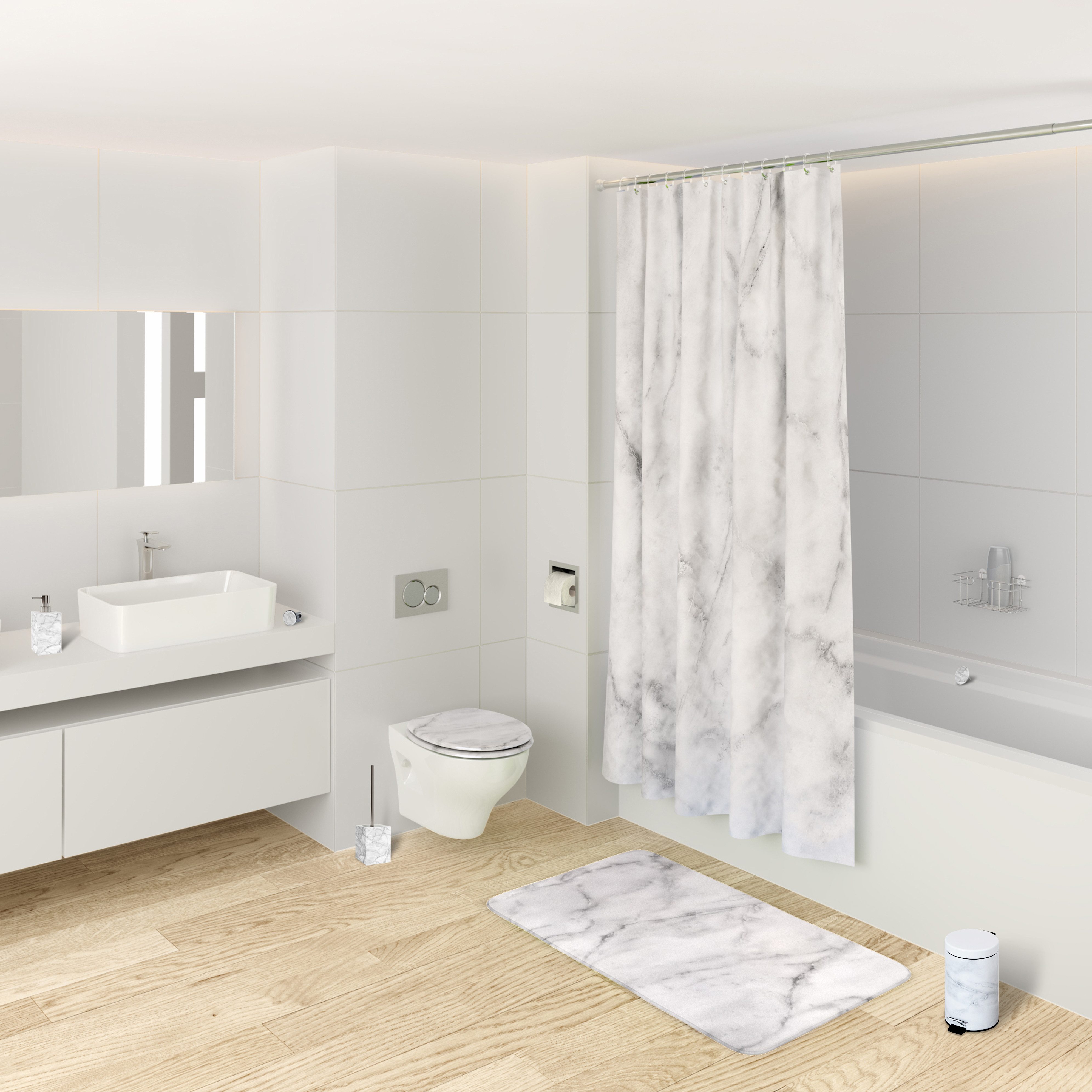 Sanilo Badaccessoire-Set Marmor, WC-Bürste und Seifenspender, 2 tlg., 2-tlg günstig online kaufen