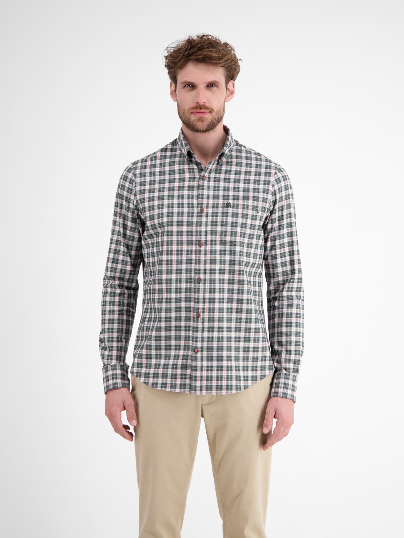 LERROS Langarmhemd kariert günstig online kaufen