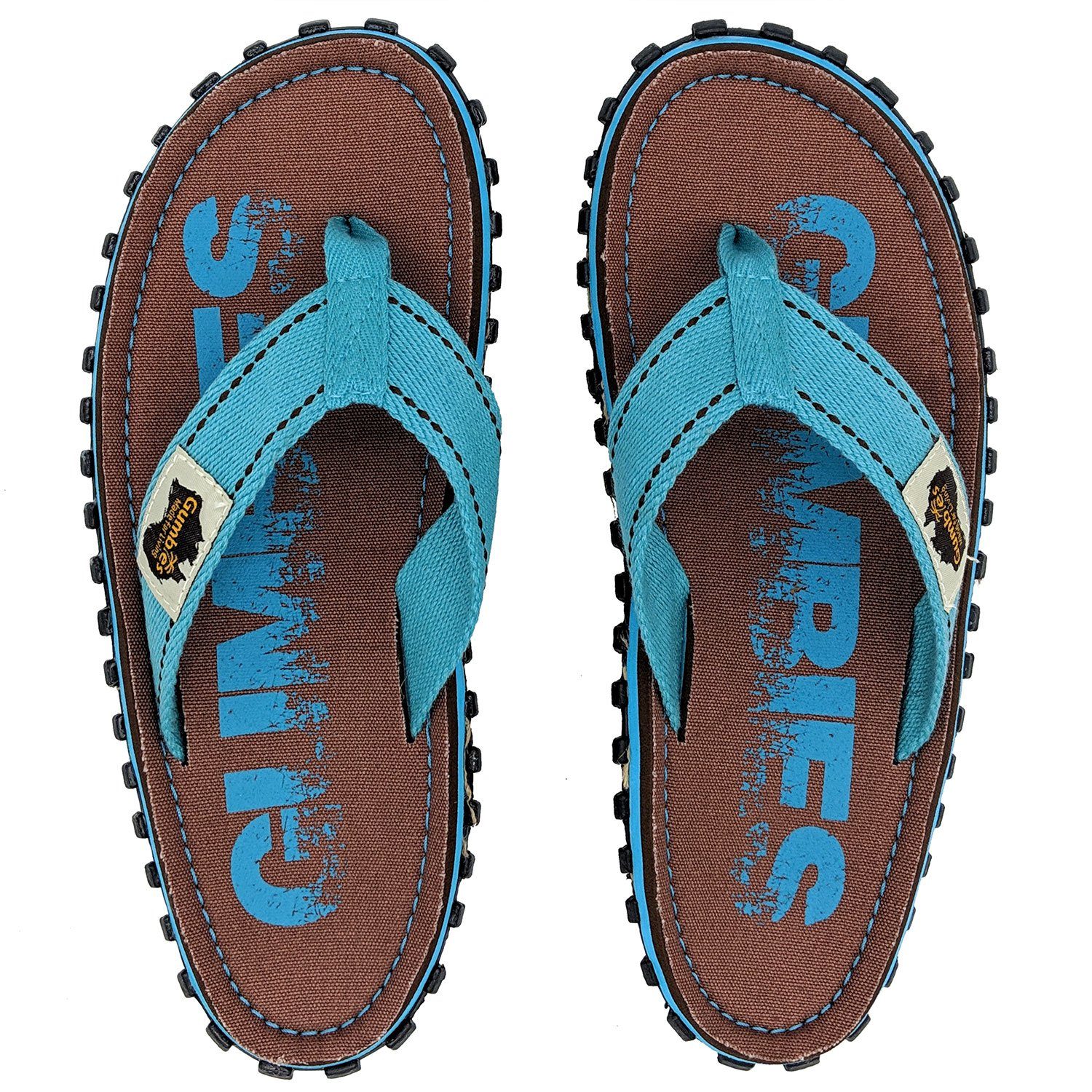 Original in Brown Eroded T-Strap-Zehentrenner