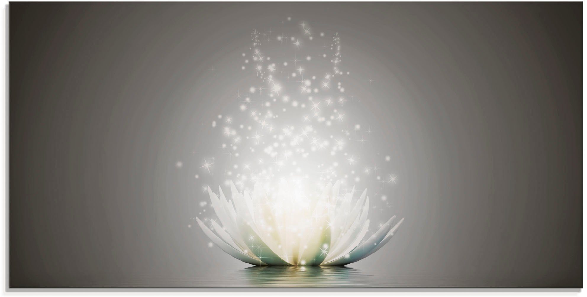 Artland Glasbild »Magie der Lotus-Blume«, Blumen, (1 St.), in verschiedenen günstig online kaufen