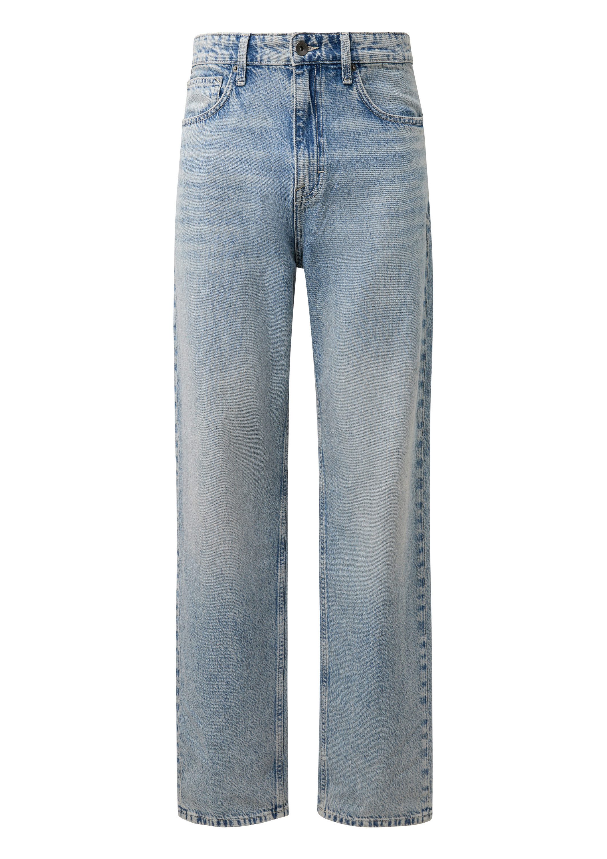 QS Regular-fit-Jeans Jeans-Hose Denim Loose Fit günstig online kaufen