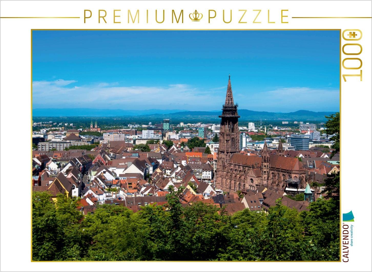 CALVENDO Puzzle CALVENDO Puzzle Wundervolles Freiburg 1000 Teile Lege-Größe 64 x 48 cm Foto-Puzzle Bild von Midgardson, 1000 Puzzleteile