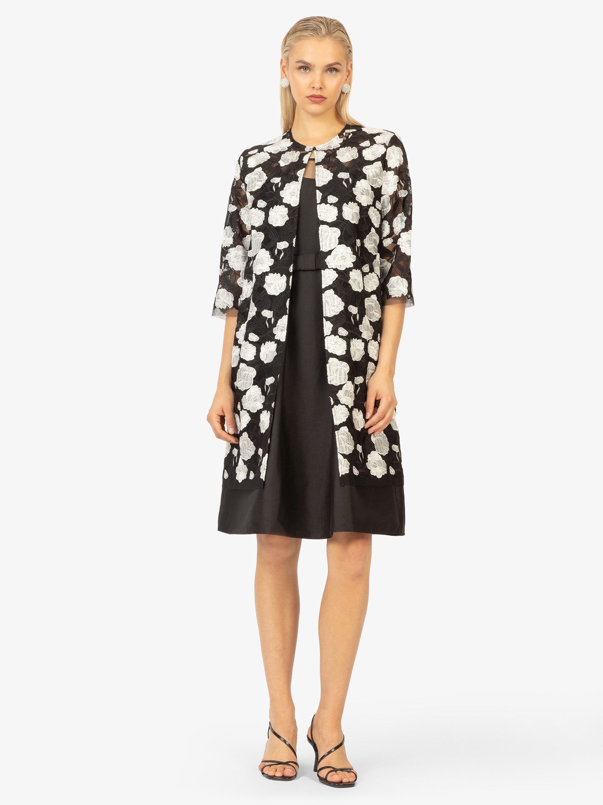 Kraimod Jackenblazer lang mit florales Muster günstig online kaufen