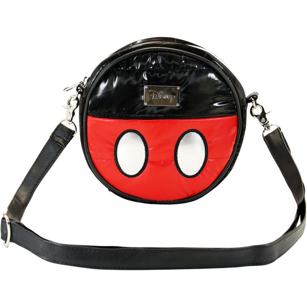 Disney Umhängetasche Mickey Mouse Air-Padding Round Unisex Kinder, Handtasche, Shopper, Crossbody Bag, Schultertasche, Hobo Bag
