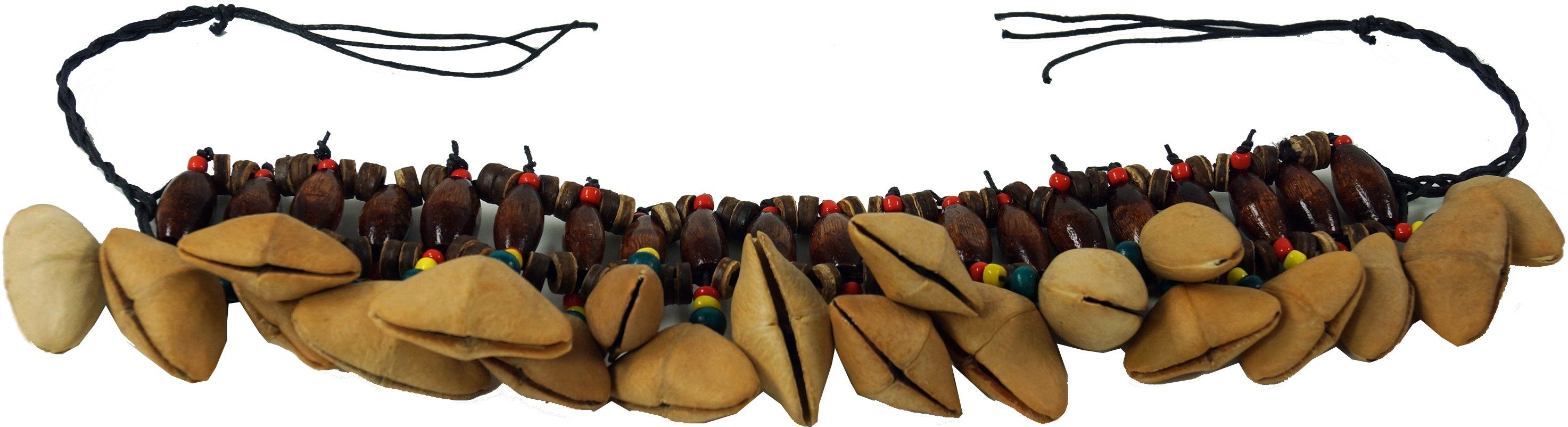 Guru-Shop Spielzeug-Musikinstrument Exotische Rassel Cha Cha Nut für das Fußgelenk..