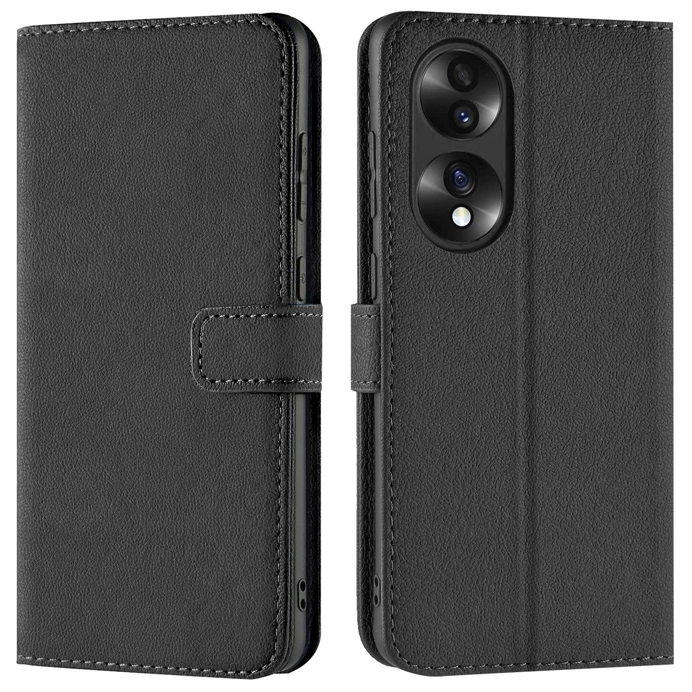CoolGadget Handyhülle Wallet Klapp Tasche Book Case für Honor 70 6,67 Zoll, Hülle Klapphülle Flip Cover Etui Schutzhülle