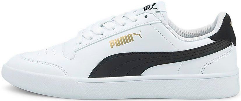 Team Black-Puma PUMA Sneaker Puma JR SHUFFLE White-Puma Gold