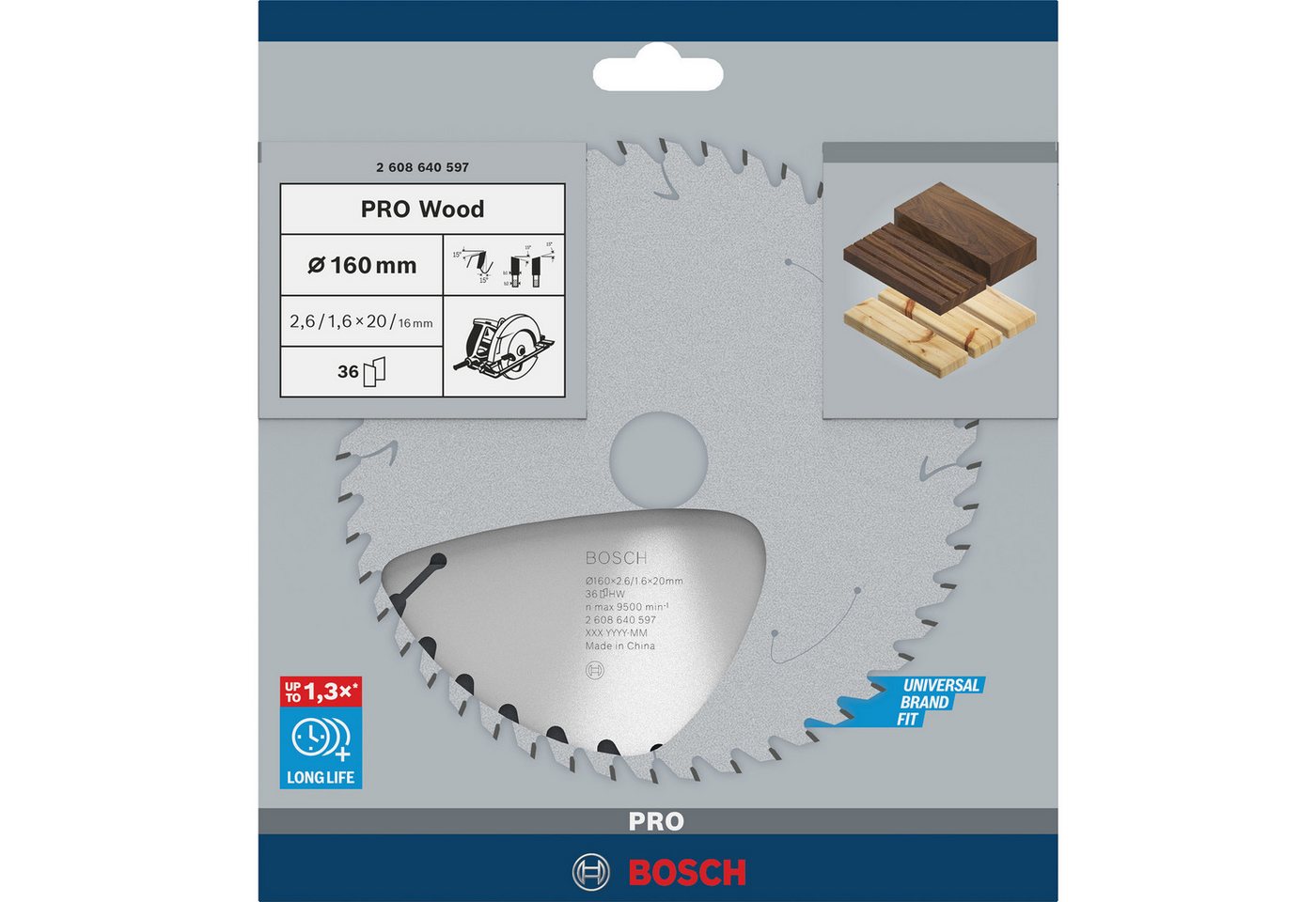 Thumbnail - Bosch Professional Sägeblatt Bosch Professional PRO Wood Kreissägeblatt, Ø