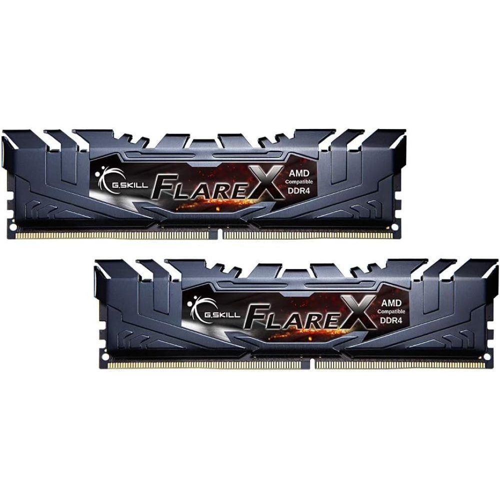 G.Skill Flare X DIMM 32 GB DDR4-3200 Dual-Kit Arbeitsspeicher schwarz Arbeitsspeicher