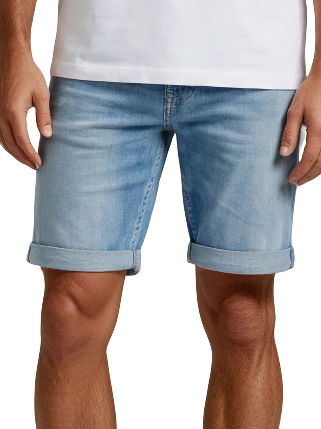 Replay Jeansshorts Herren Shorts New Ambass Slim Fit Bermudashorts mit Stretch