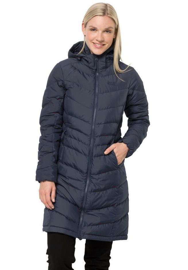 Wasserabweisend Windabweisend SELENIUM COAT & dunkelblau Wärmend Jack & Wolfskin Steppmantel