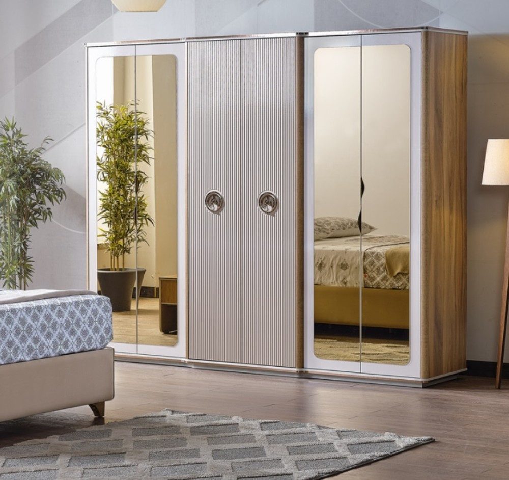 Kleiderschrank Moderner Holz-Kleiderschrank für das Schlafzimmer - Новинки